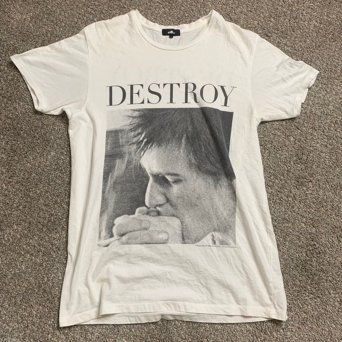 Pre-owned Lad Musician Destroy Sid Vicious Tee In White