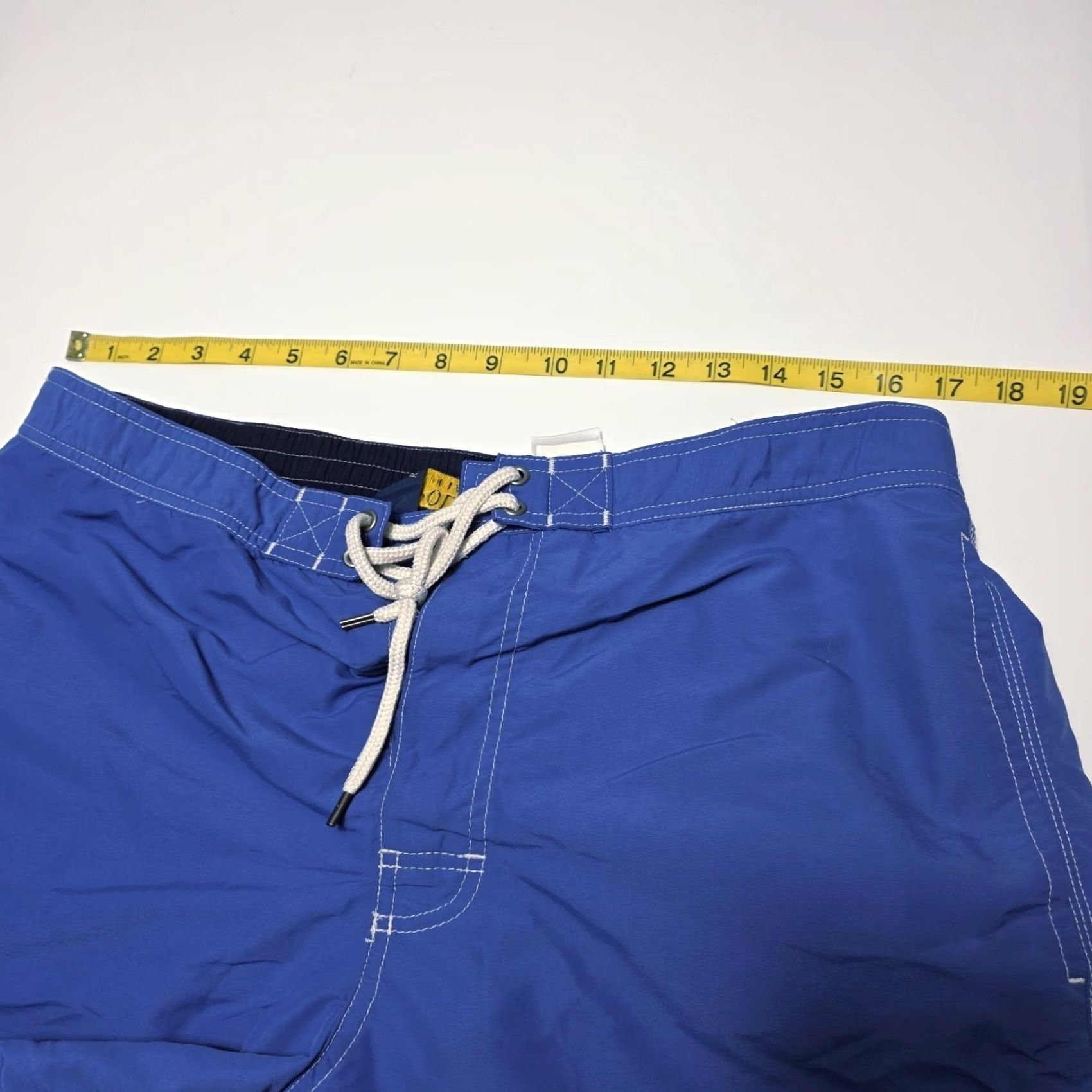 Polo Ralph Lauren Polo Ralph Lauren Kailua Swim Trunks Shorts Men Large 8.5 Inch Classic Fit Blue Solid Logo Mesh Brief Trunks Bottom Swim Shorts Mens Size US L / EU 52-54 / 3 - 6 Thumbnail
