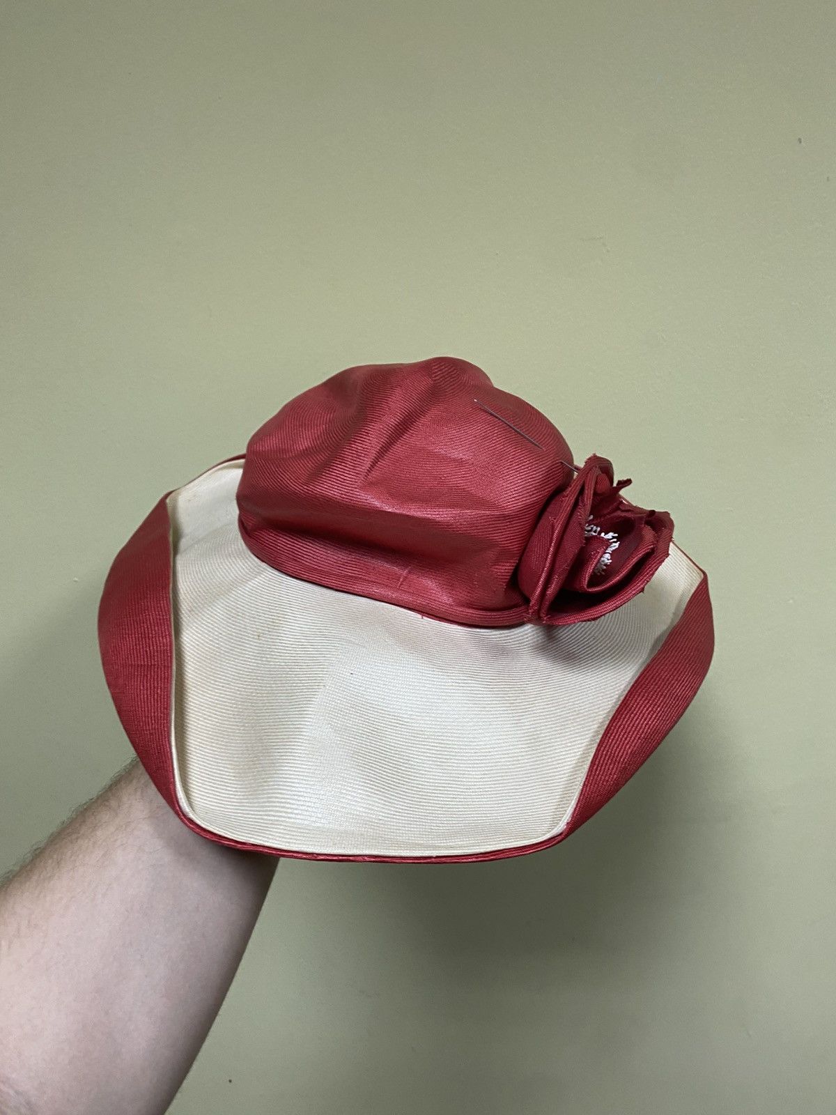 Christian Dior Monsieur Christian Dior license chapeaux 80s vintage hat flower pin Size ONE SIZE - 5 Thumbnail