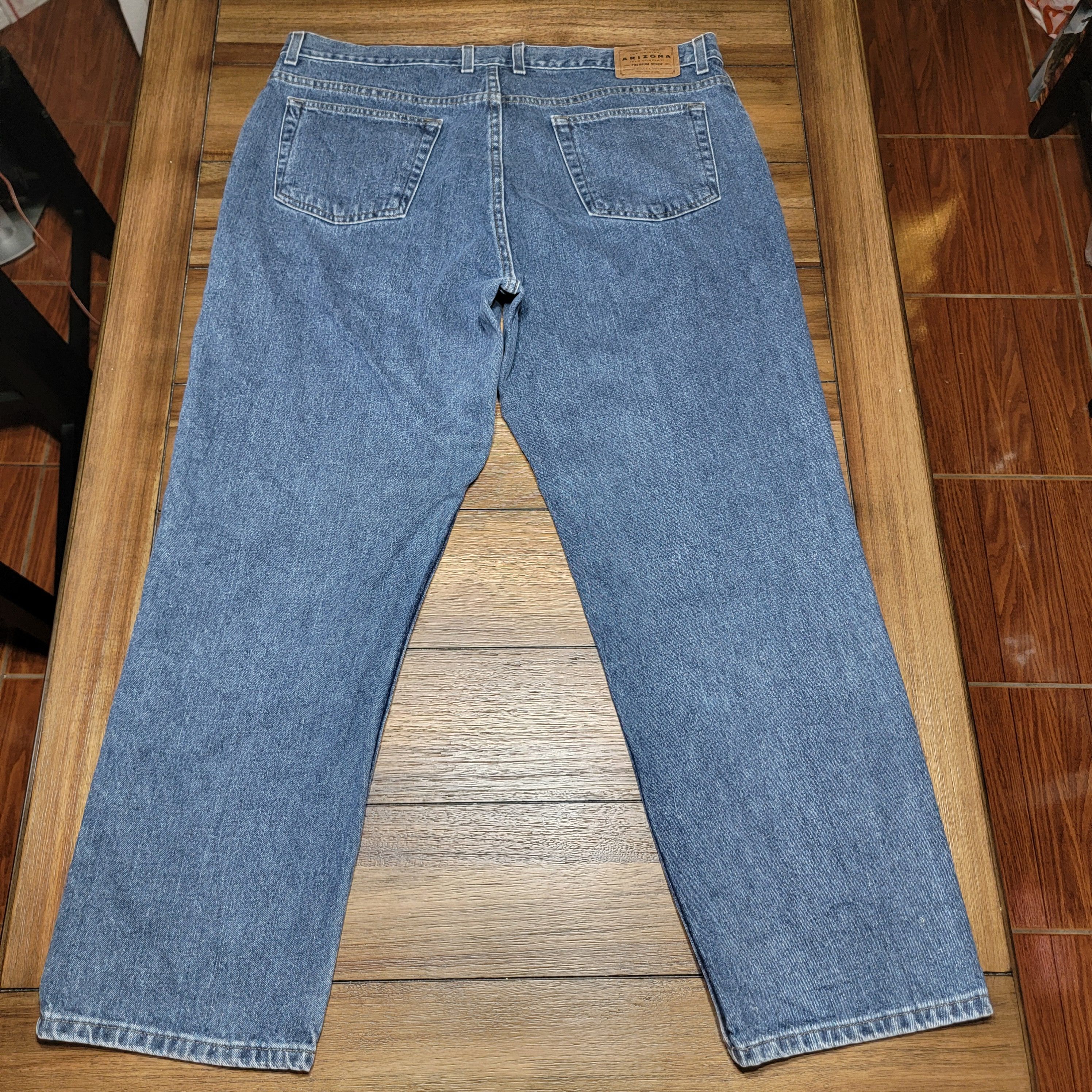 Arizona Jean Co. Arizona Premium Denim Relaxed Fit Jeans - Size 42 X 30 Size US 42 / EU 58 - 3 Thumbnail