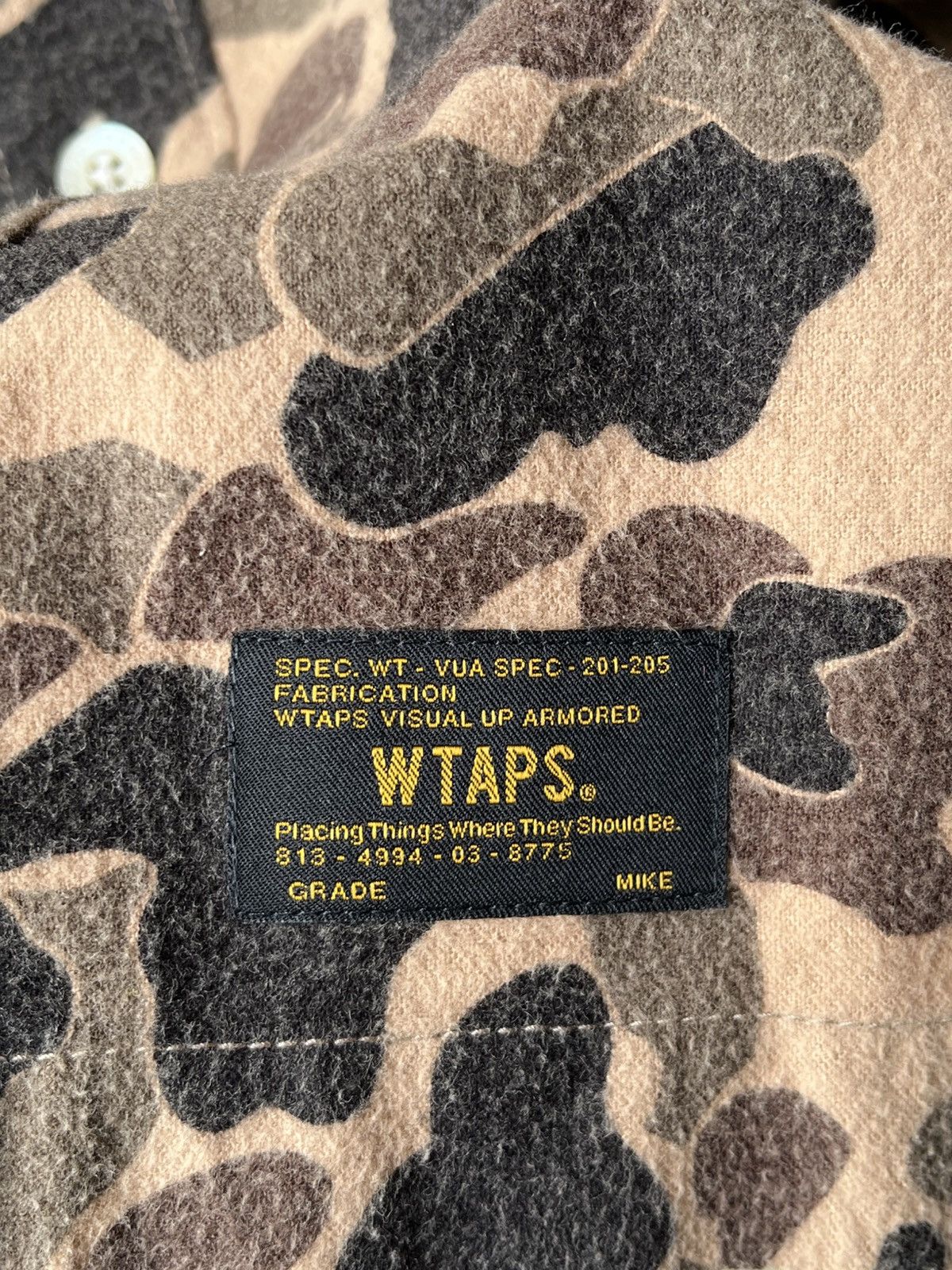 Wtaps Wtaps Brown camo shirt. Size US M / EU 48-50 / 2 - 11 Thumbnail