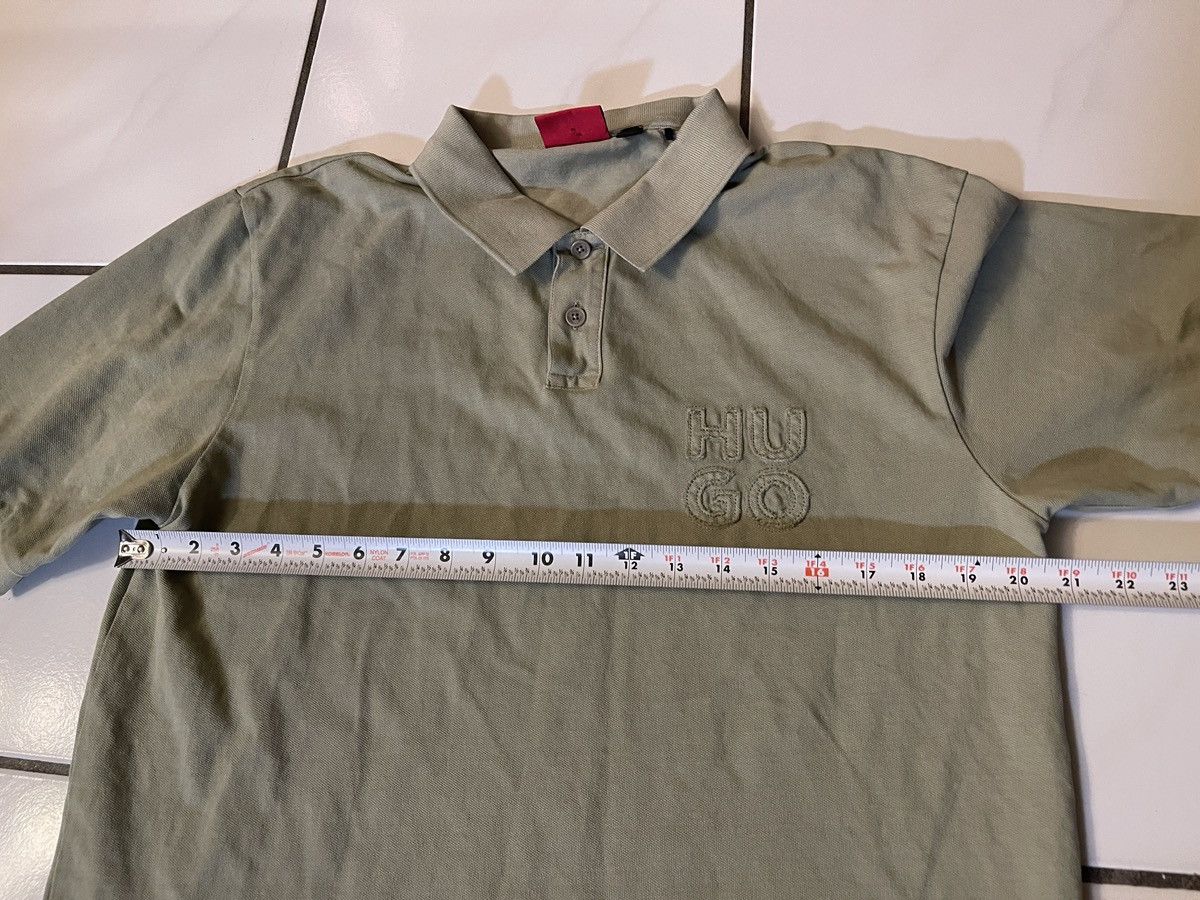 Hugo Boss Hugo Boss Men's Medium Polo Dustreck Green Embroidered Logo Size US M / EU 48-50 / 2 - 6 Thumbnail