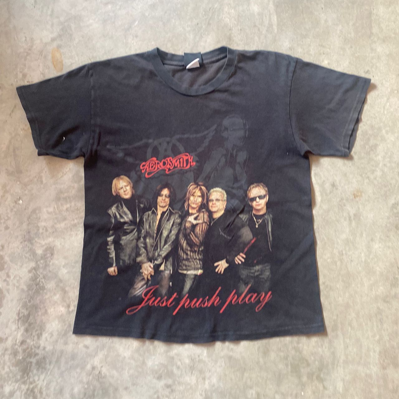Band Tees 💥Best Offer💥Vintage Aerosmith Line Up Promo Tshirt Size US M / EU 48-50 / 2 - 1 Thumbnail