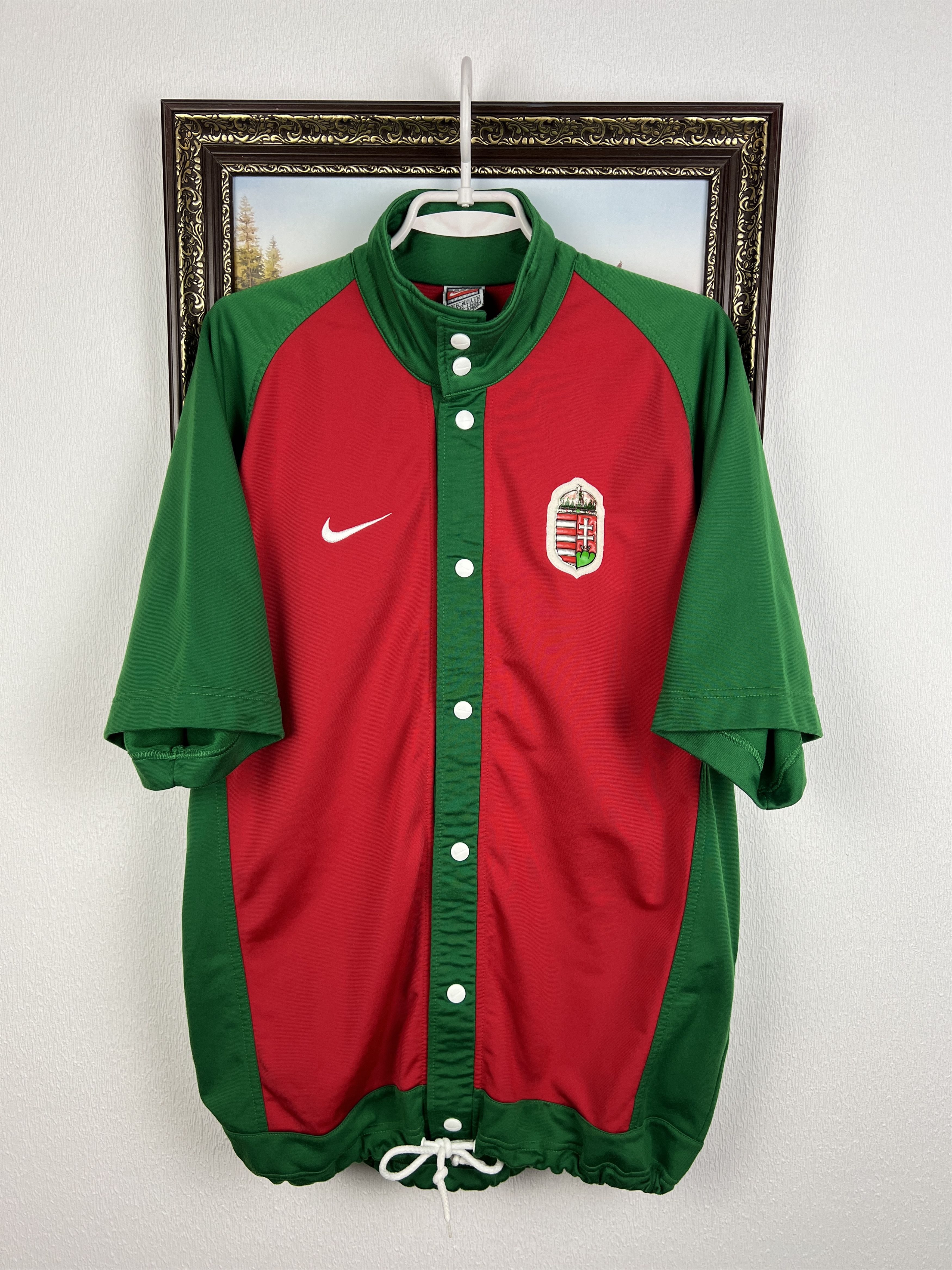 Nike Hungary Football Suit Soccer Track Set Jacket Pants Rare Size US M / EU 48-50 / 2 - 2 Thumbnail