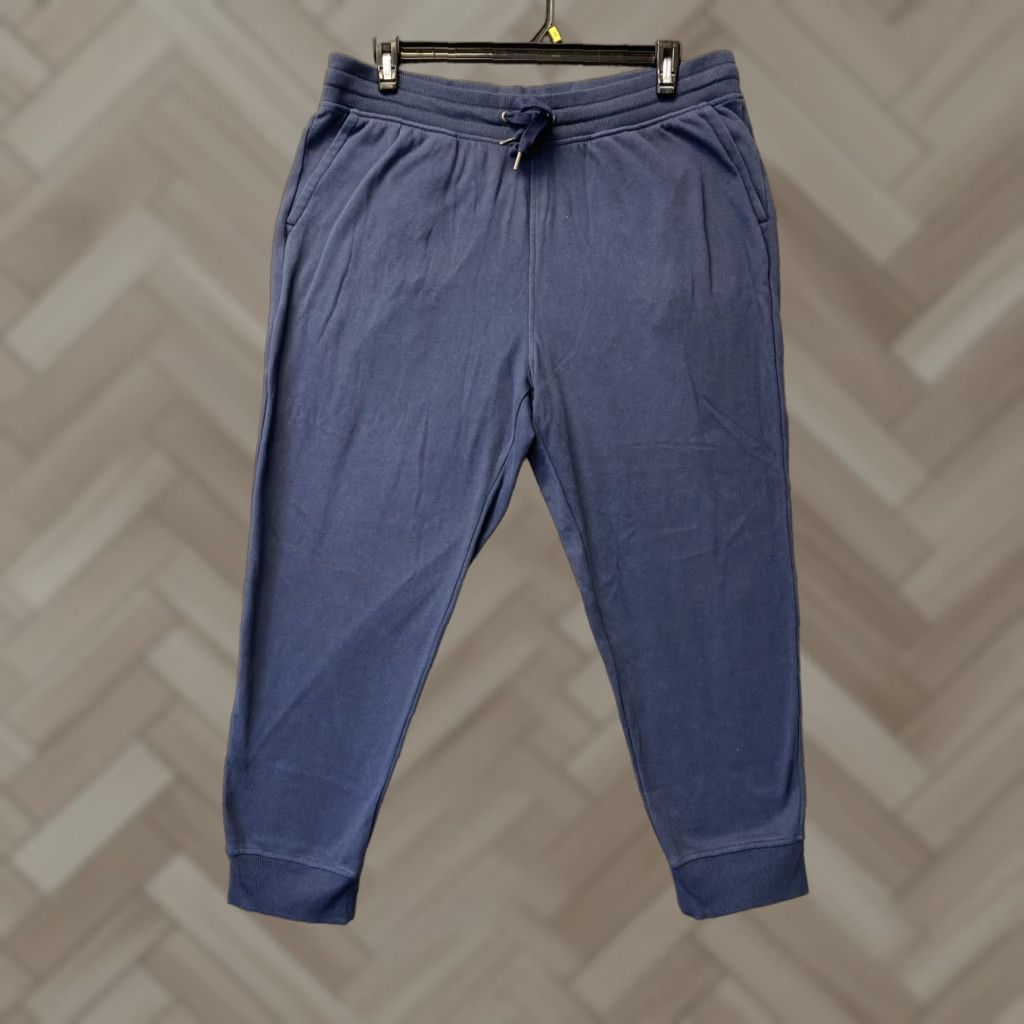 Orvis Orvis Sweatpants Men XL Athletic Joggers Navy Blue Drawstring Pockets Tapered Inseam 30" Regular Fit Size US 36 / EU 52 - 1 Thumbnail