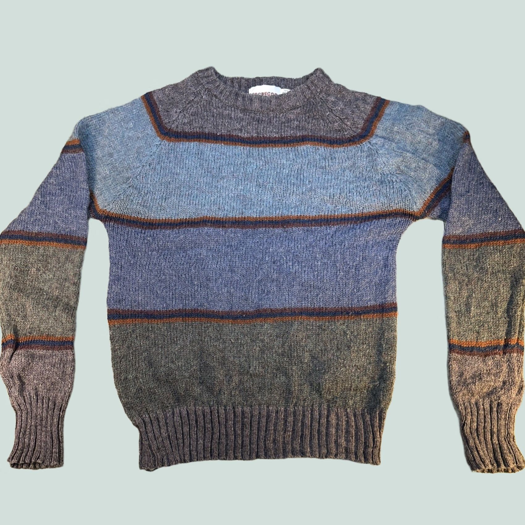 McGregor McGregor Sweater Wool Blend Striped Small Vintage 70s 80s Made in USA Guam Mens Size US S / EU 44-46 / 1 - 1 Thumbnail