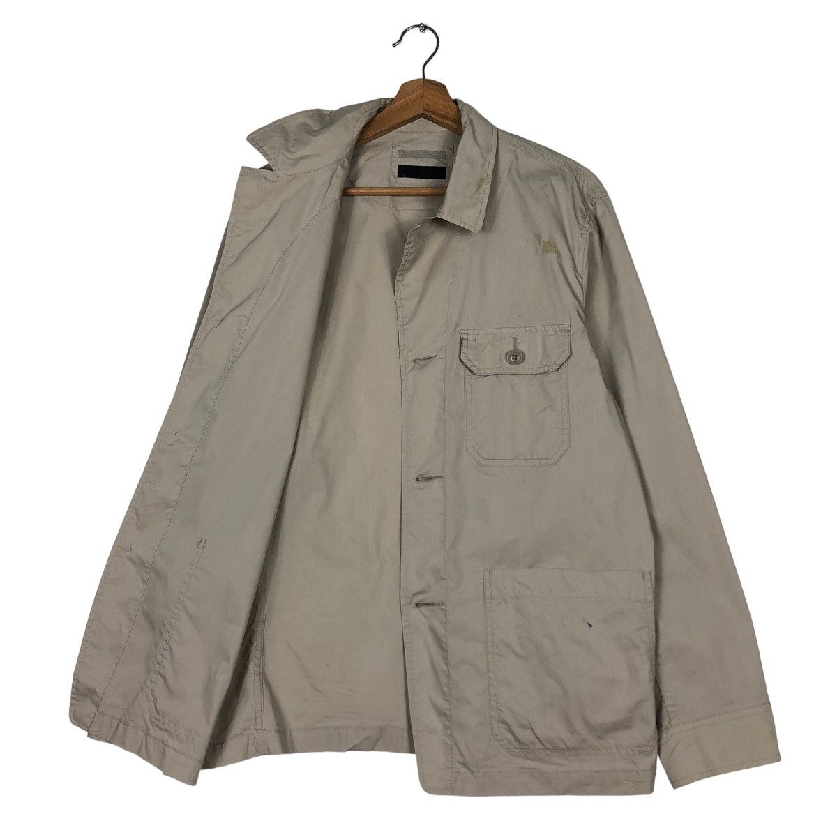 Japanese Brand Vintage Chore Jacket Multi Pocket Cargo Uniqlo Issey Miyake Size US L / EU 52-54 / 3 - 11 Thumbnail