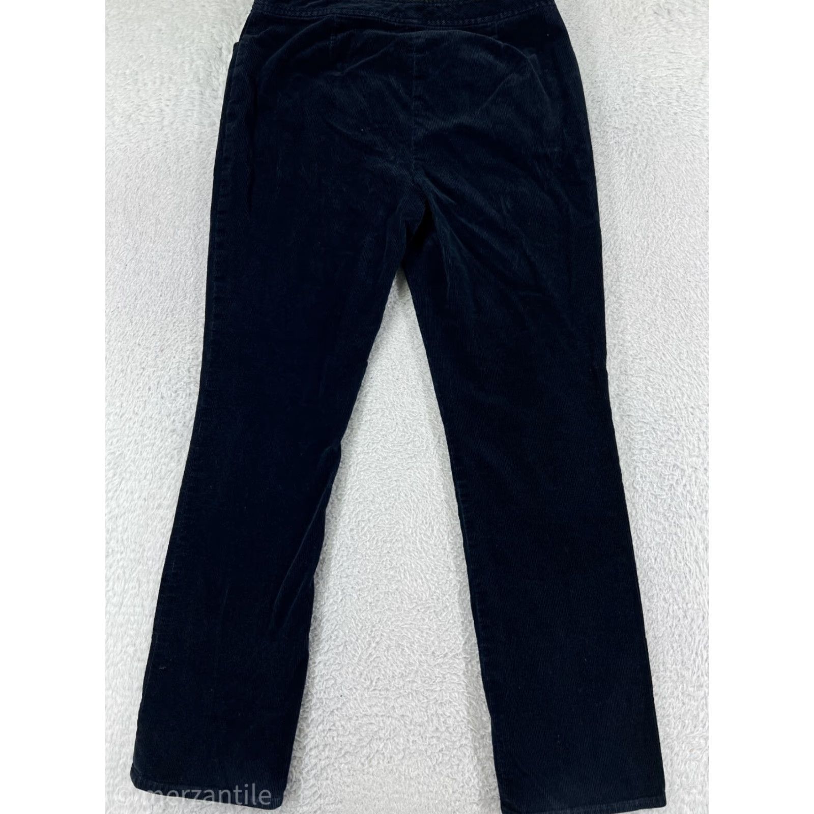 Chaps Chaps Women's Pants Casual Business Cotton Blend Stretch Mid Rise Black Size 4 Size 27" / US 4 / IT 40 - 2 Thumbnail