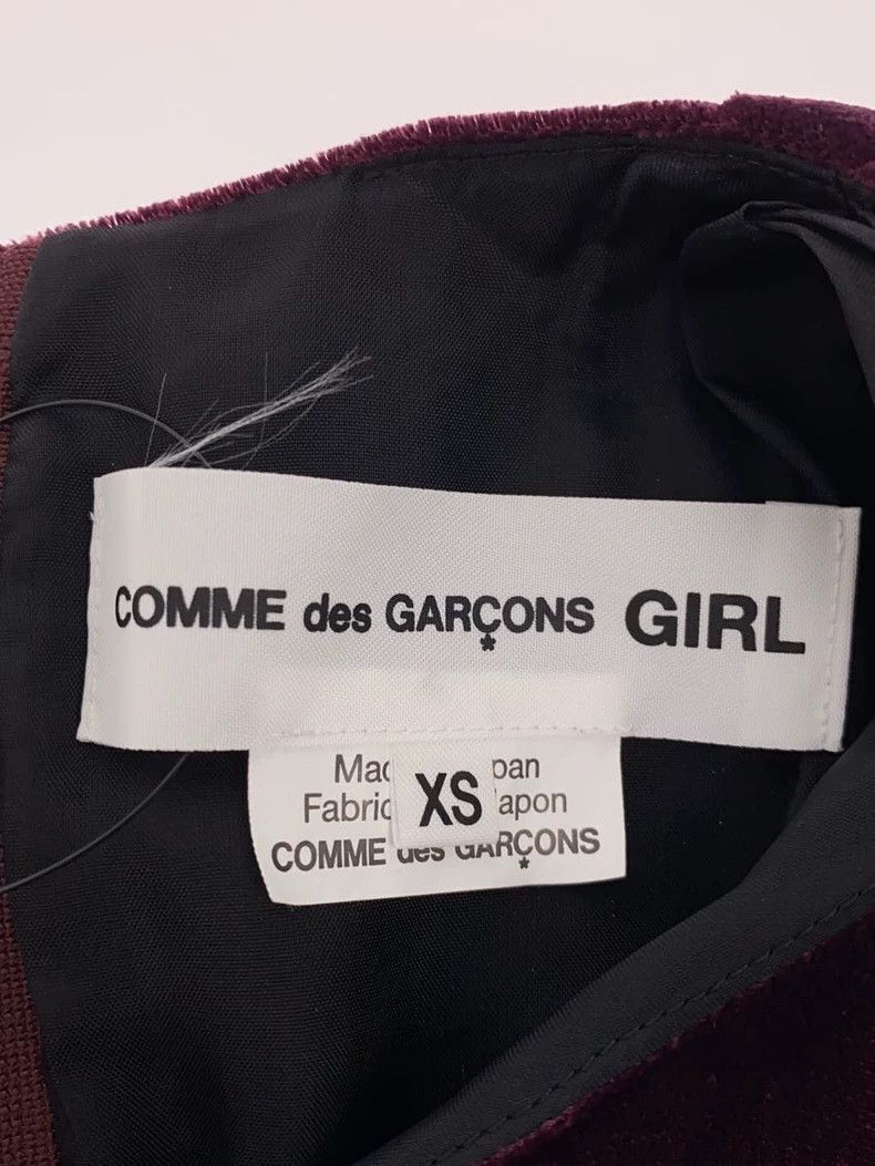 Comme des Garcons Comme Des Garcons Red Vintage Bow Velvet Dress Size S / US 4 / IT 40 - 3 Thumbnail