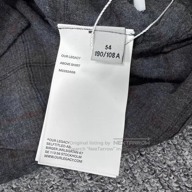 Our Legacy Our Legacy Plaid long-sleeved shirt jacket Size US L / EU 52-54 / 3 - 6 Thumbnail