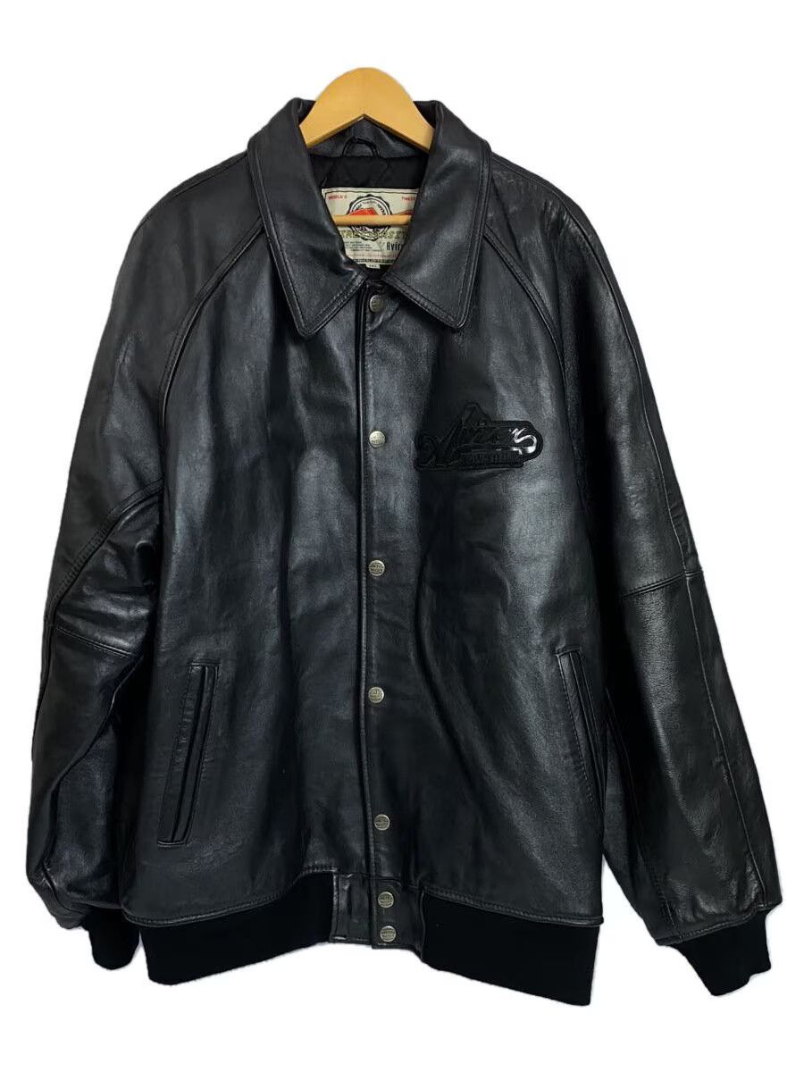 Avirex Avirex Sheep Leather Jacket Blouson Black Size US XXL / EU 58 / 5 - 1 Thumbnail