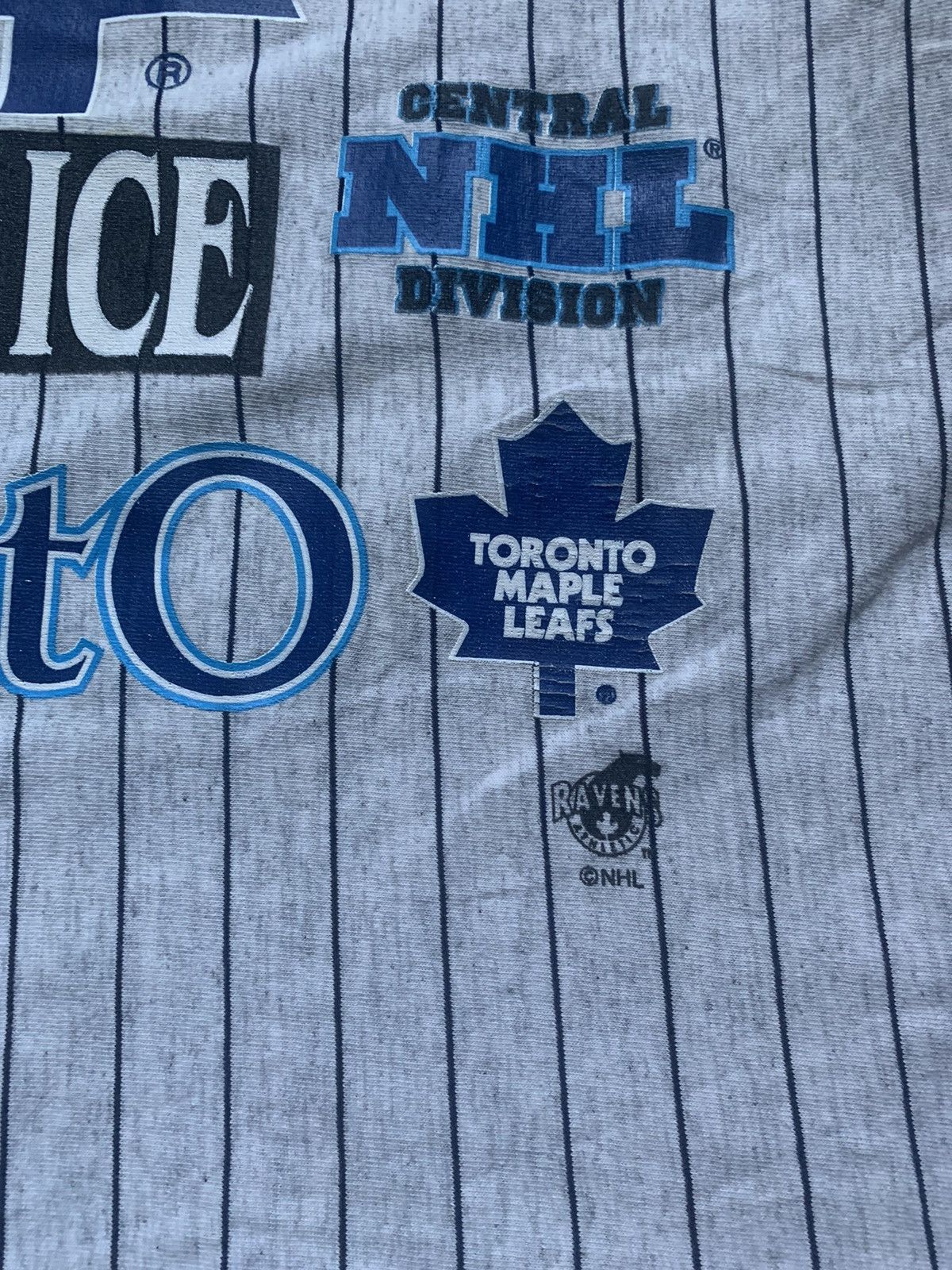 NHL 🇨🇦 Vintage 1991 Ravens NHL Canada Hockey Jersey Tee T-shirt Size US L / EU 52-54 / 3 - 2 Thumbnail