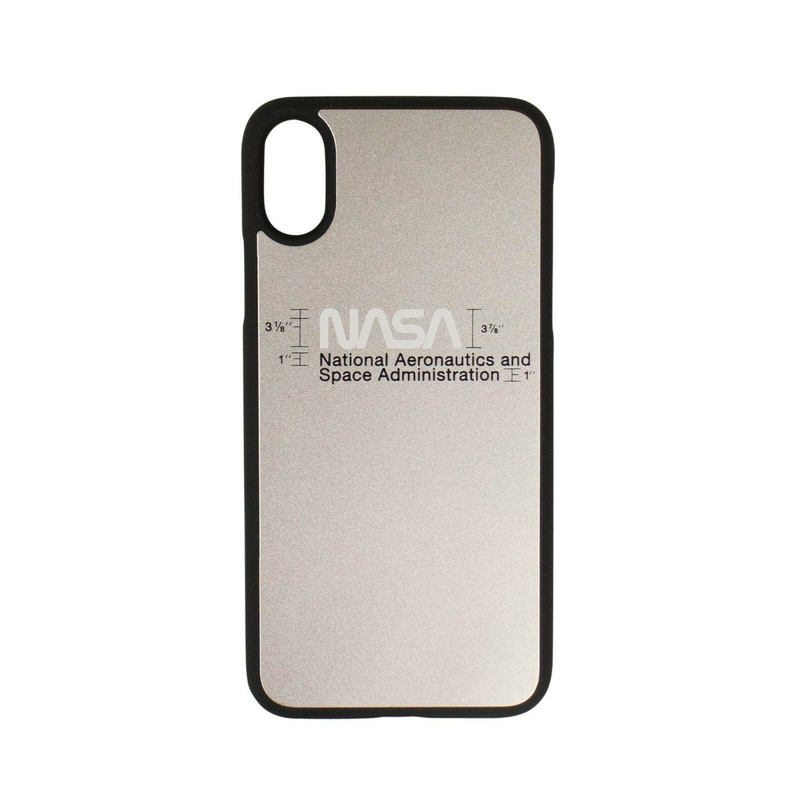 Heron Preston Heron Preston Silver NASA Print iPhone XS Phone Case Size ONE SIZE - 1 Thumbnail