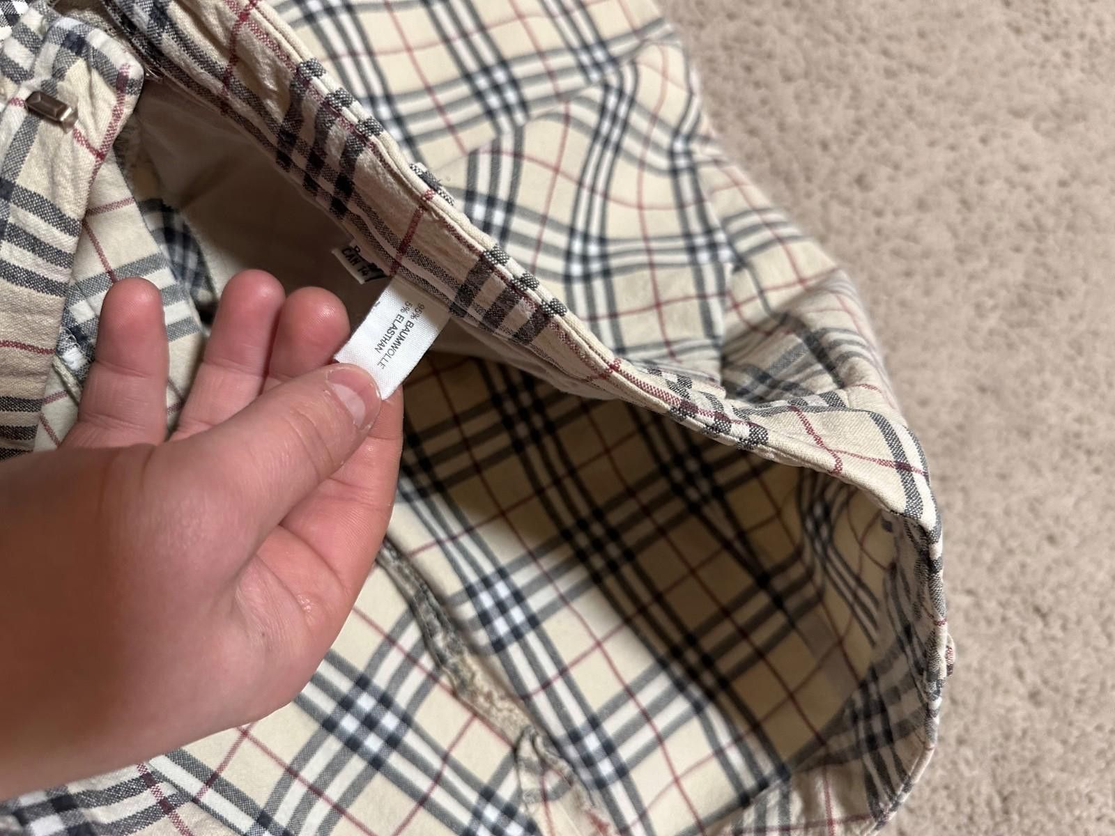 Burberry Burberry London Vintage Nova Check Flared Pants Sz IT 48 Size 34" / US 12 / IT 48 - 7 Thumbnail