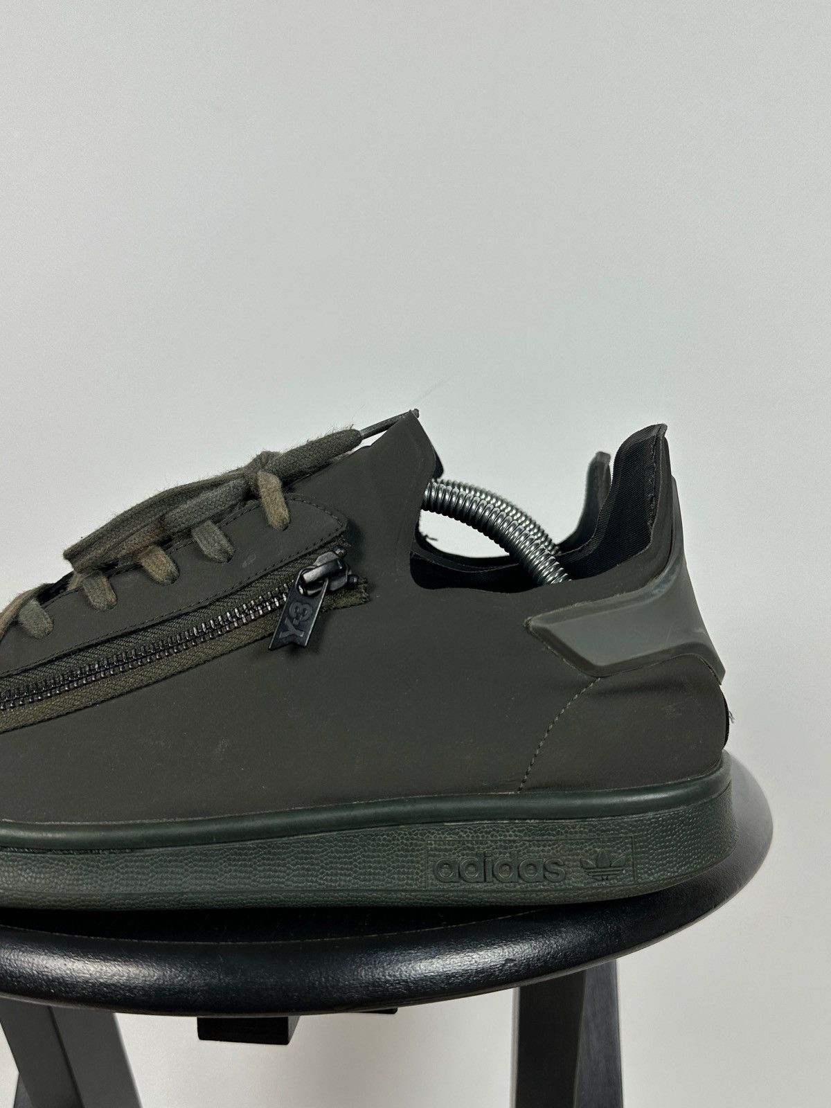 Adidas Adidas Y-3 Stan Smith Zip Khaki Low Top Sneakers Size US 8.5 / EU 41-42 - 15 Thumbnail