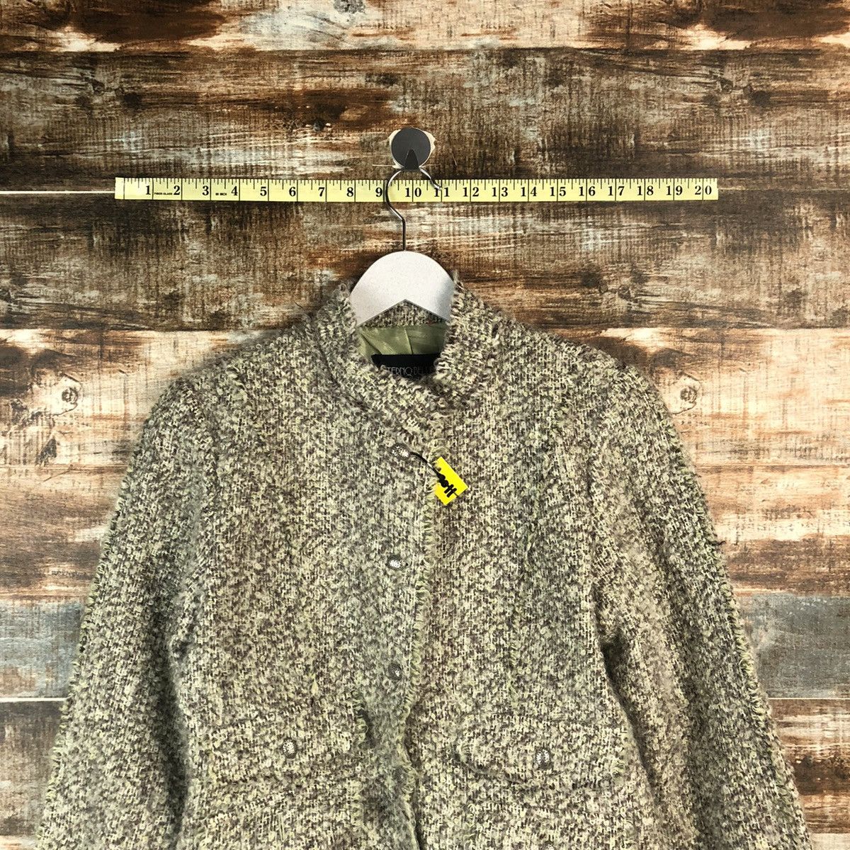 Japanese Brand Eterno Bellezza italy Green Cardigan Knitwear #A2011 Size XS / US 0-2 / IT 36-38 - 2 Thumbnail