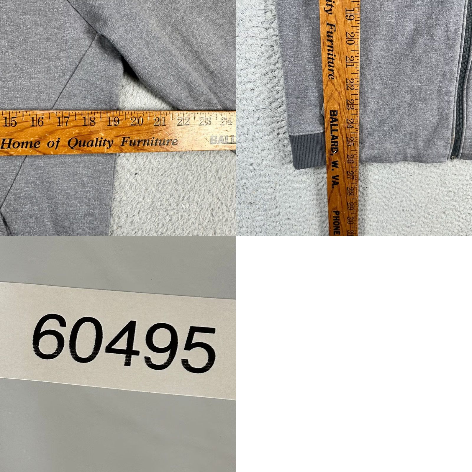 Under Armour Under Armour Jacket Mens Medium Grey Fitted Full Zip Long Sleeve Pockets Size US M / EU 48-50 / 2 - 8 Thumbnail