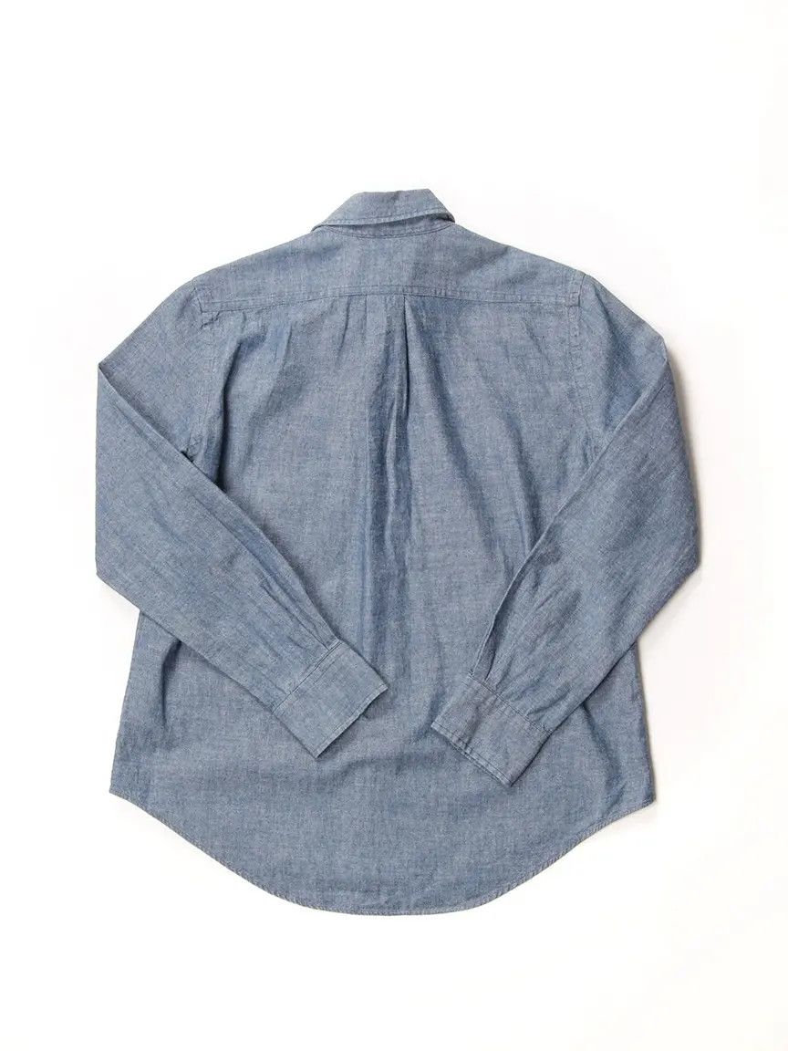 Polo Ralph Lauren Polo Ralph Lauren Blue Denim Relaxed Fit Shirt Size S / US 4 / IT 40 - 4 Thumbnail