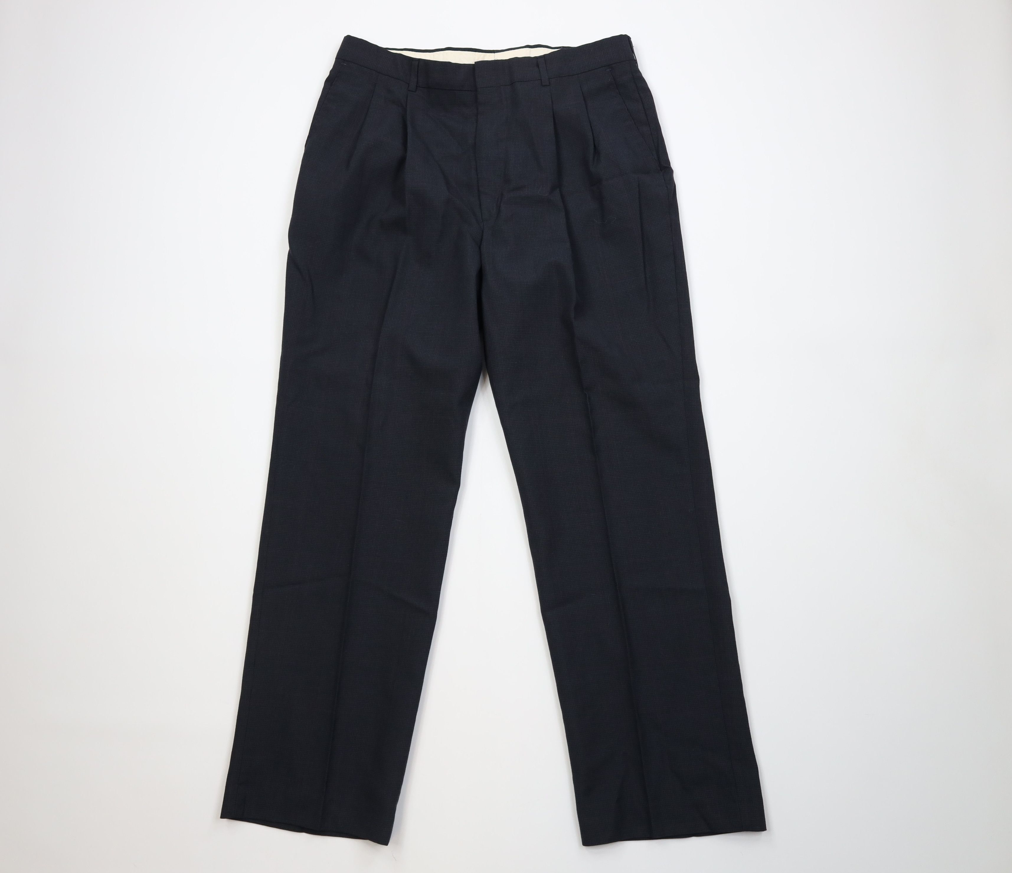 Vintage Vintage 90s Streetwear Wool Blend Wide Leg Chino Pants USA Size US 34 / EU 50 - 1 Thumbnail