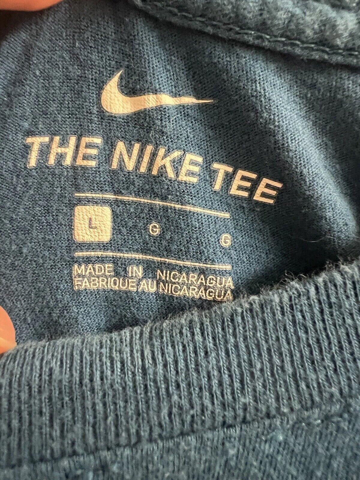 Nike The Nike Tee Just Do It Blue Large T-shirt Size US L / EU 52-54 / 3 - 2 Thumbnail