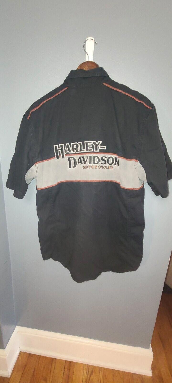 Harley Davidson Harley Davidson Men's Shirt SYN3 Embroidered Large Size US L / EU 52-54 / 3 - 7 Thumbnail