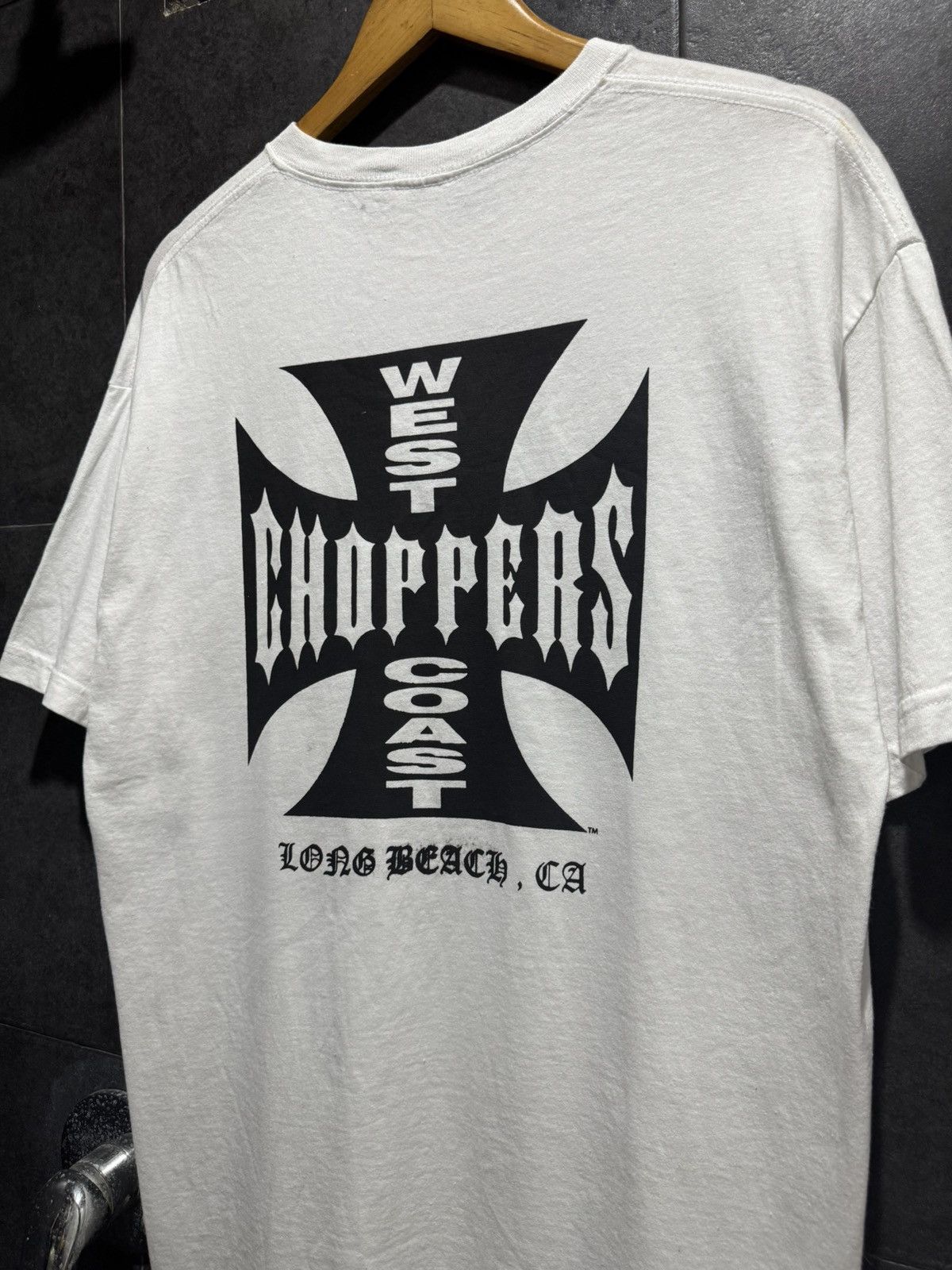 トップス 00s WEST COAST CHOPPERS vintage Vintage 2000s West Coast Choppers Motorcycle Biker Arm
