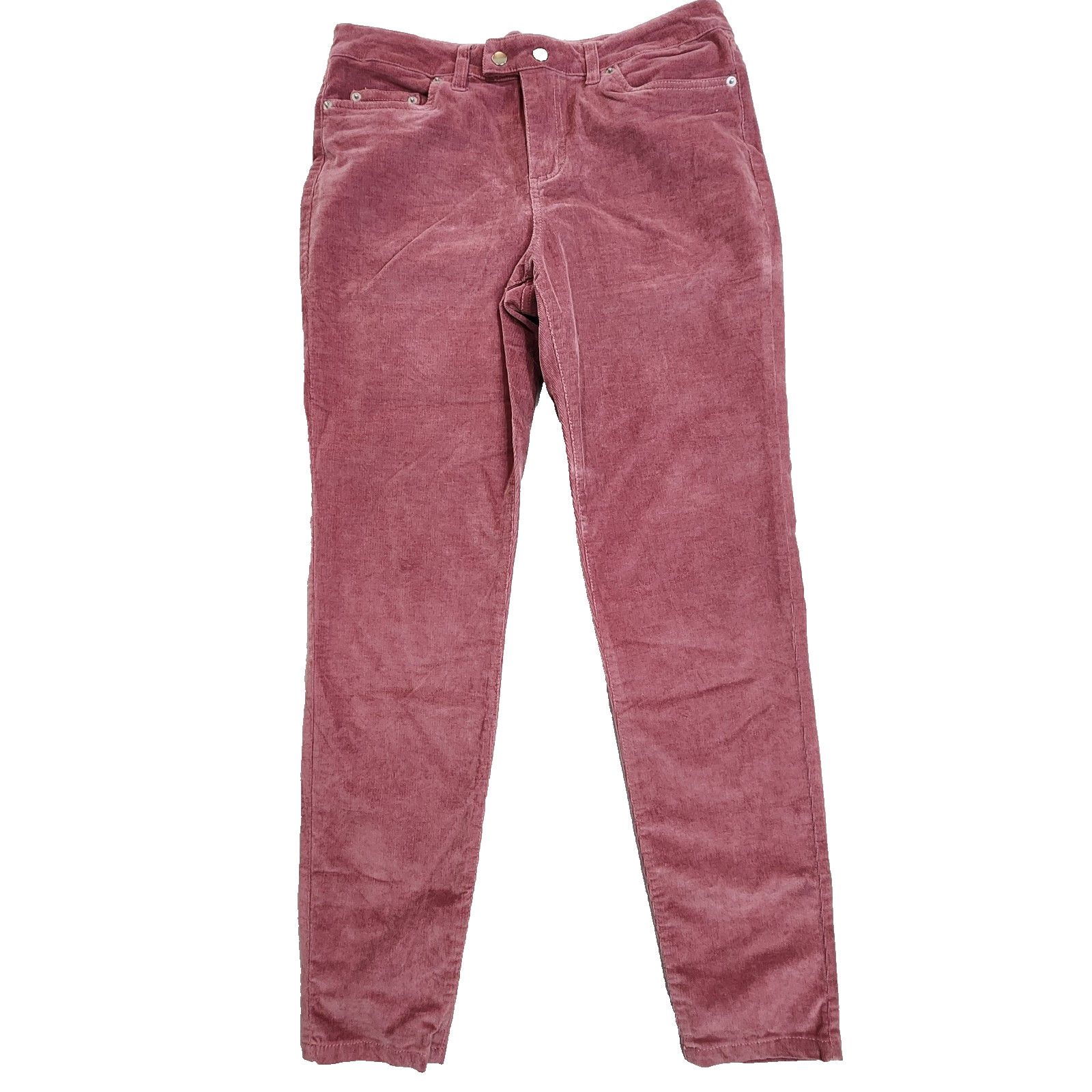 Other CeCe Corduroy Stretch Pants Women Size 30/10 Pink Size 32" / US 10 / IT 46 - 1 Thumbnail
