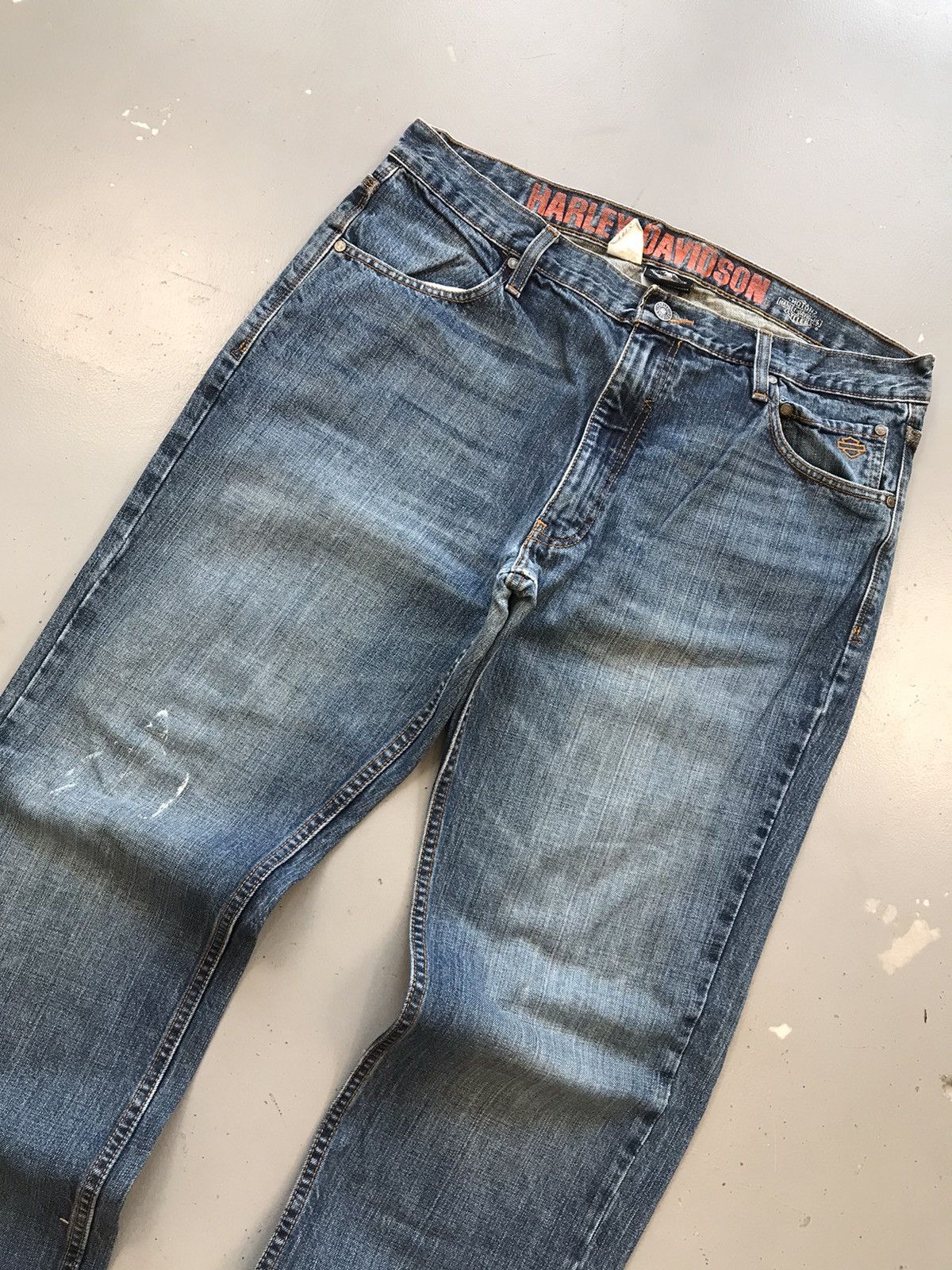Harley Davidson × Vintage Vintage Harley Davidson straight fit denim Size US 38 / EU 54 - 4 Thumbnail