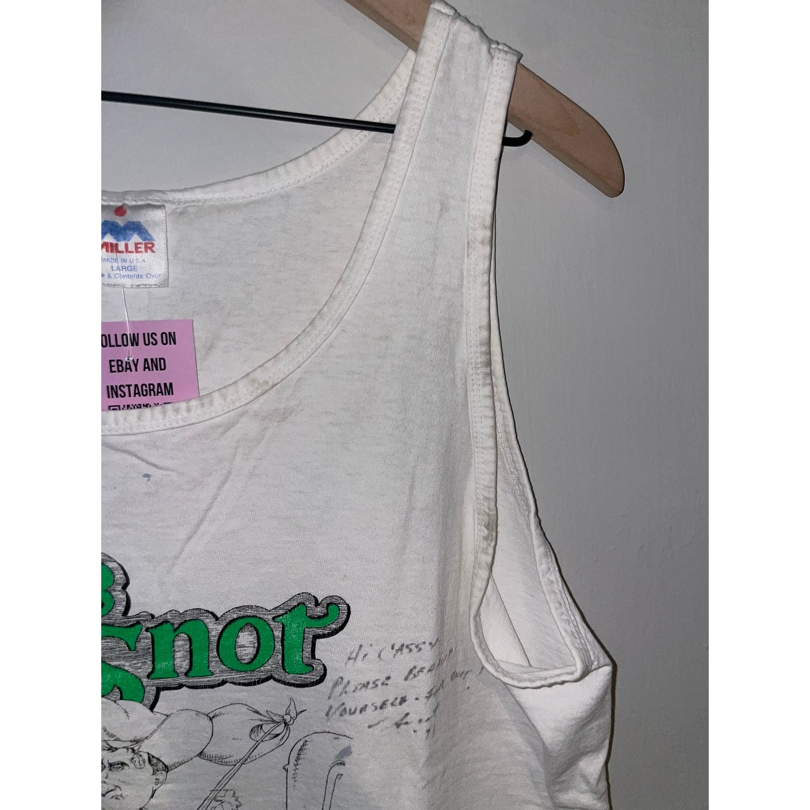Vintage 90s Puke & Snot World Tour Graphic Tank Sleeveless VTG Large Size US L / EU 52-54 / 3 - 6 Thumbnail