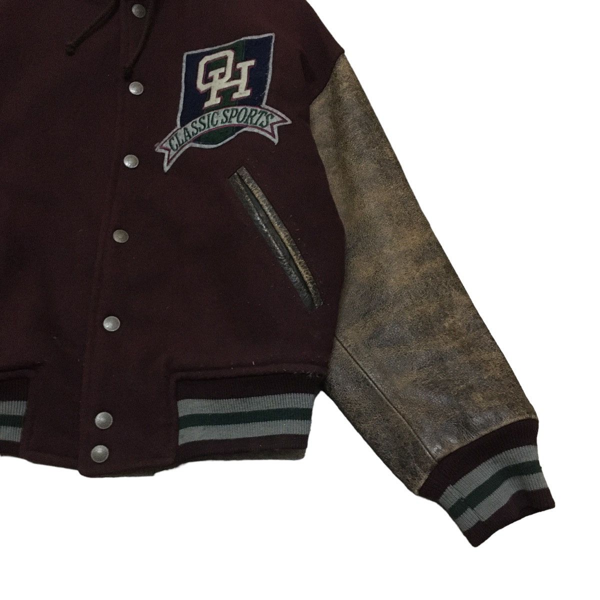 Vintage Rare Design Vintage O.Henry Leather Varsity Jacket 1983s Size US M / EU 48-50 / 2 - 6 Thumbnail