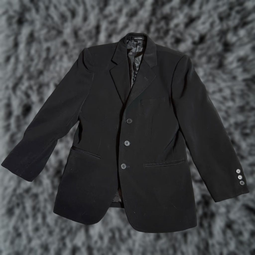 Vintage VINTAGE Barrage Blazer Womens Size 14R Blazer Single-Breasted Notch Lapel Black 90s Y2K Office Preppy Business Mens? Size XL / US 12-14 / IT 48-50 - 1 Thumbnail