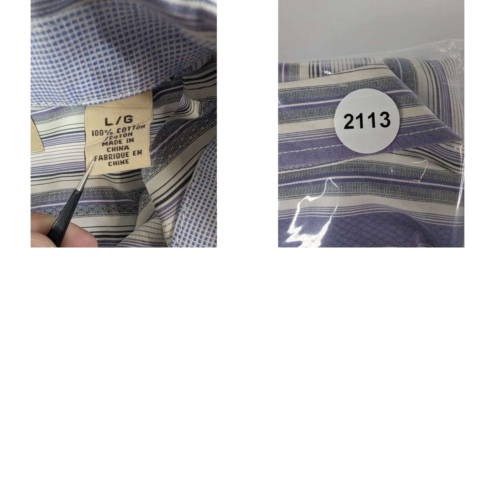 Tommy Bahama Tommy Bahama Shirt Men's Large Striped Long Sleeve Island Crafted Flip Cuff Size US L / EU 52-54 / 3 - 9 Thumbnail