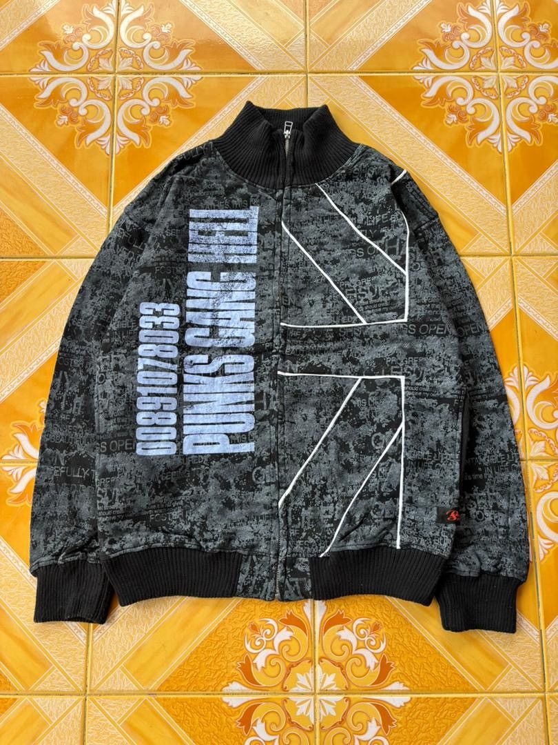 Kapital 🔥LGB I6W9 20471120 Punk Gang Hell Poem Zipper Jacket Gothic Size US M / EU 48-50 / 2 - 8 Thumbnail