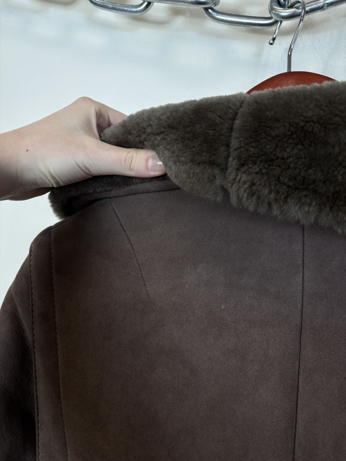 Sawyer of Napa Vintage Sawyer Of Napa Women’s Shearling Sheepskin Coat Size XL / US 12-14 / IT 48-50 - 25 Thumbnail