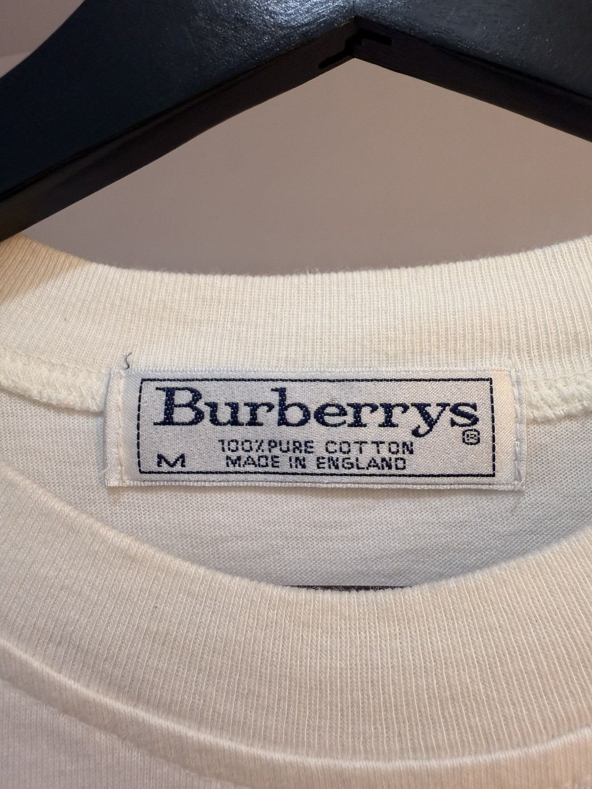 Burberry × Vintage Vintage Burberry Embroidered Tee Size US M / EU 48-50 / 2 - 2 Thumbnail