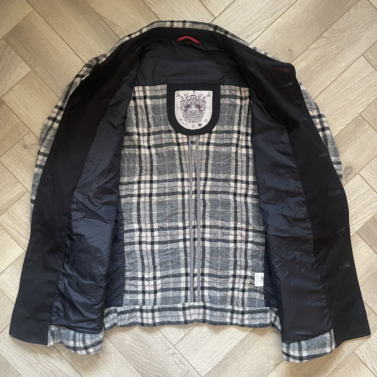 Marithe + Francois Girbaud Marithé et François Girbaud Rare Sample Wool Check Coat Size US L / EU 52-54 / 3 - 5 Thumbnail