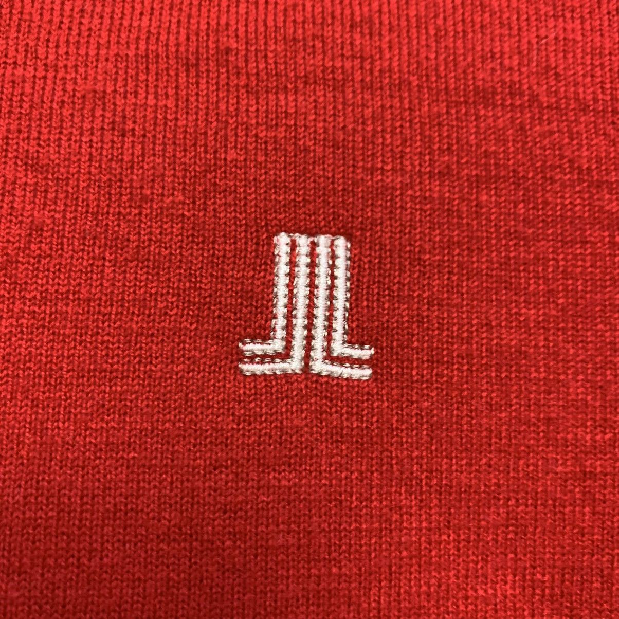 Lanvin Lanvin Sport Red Knit Hoodie w/ Nylon Paneling Size US S / EU 44-46 / 1 - 5 Thumbnail