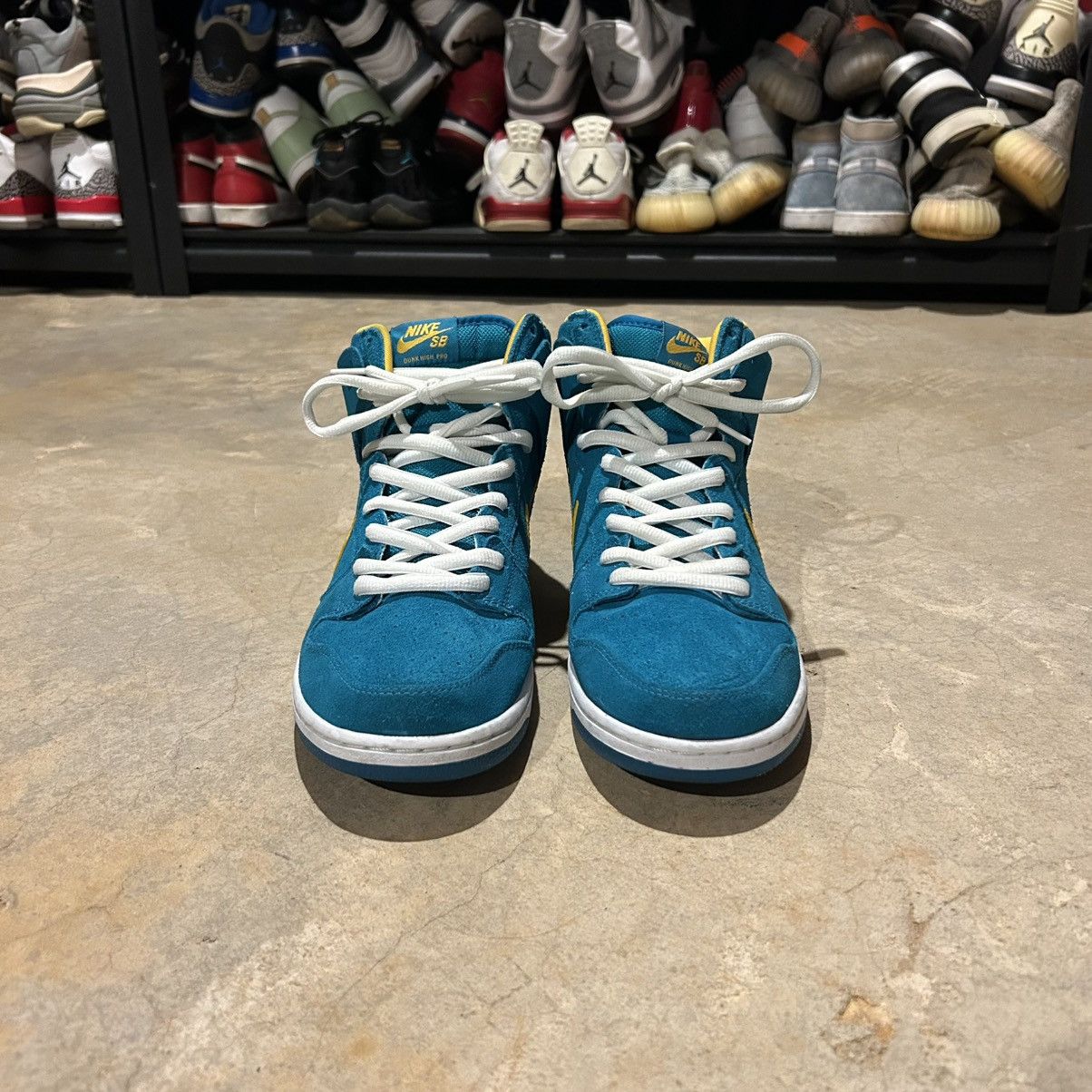 Nike Nike Dunk High Pro SB Tropical Teal 2013 US 12 Size US 12 / EU 45 - 4 Thumbnail