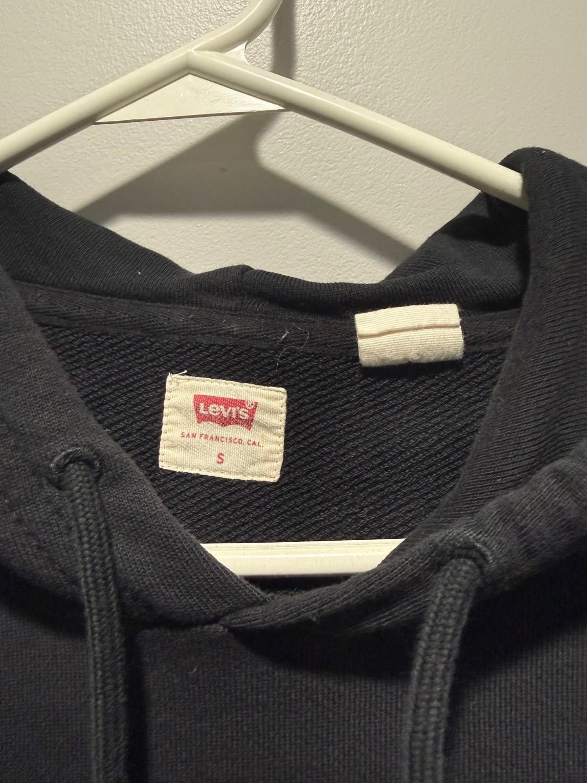 Levi's LEVI'S Graphic Logo Pullover Black Hooded Sweatshirt Mens, S Size US S / EU 44-46 / 1 - 3 Thumbnail