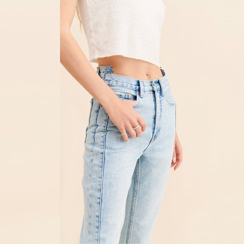 Other Aureta Sara Straight Leg Blue Dawn Jeans Size 27'' Size 27" / US 4 / IT 40 - 2 Thumbnail