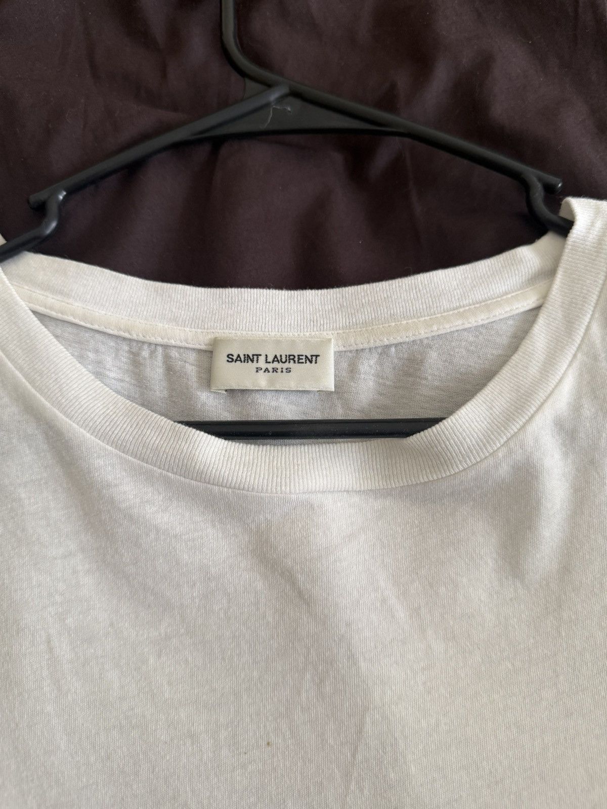 Saint Laurent Paris Saint Laurent No Smoking Logo T shirt Size US M / EU 48-50 / 2 - 2 Thumbnail
