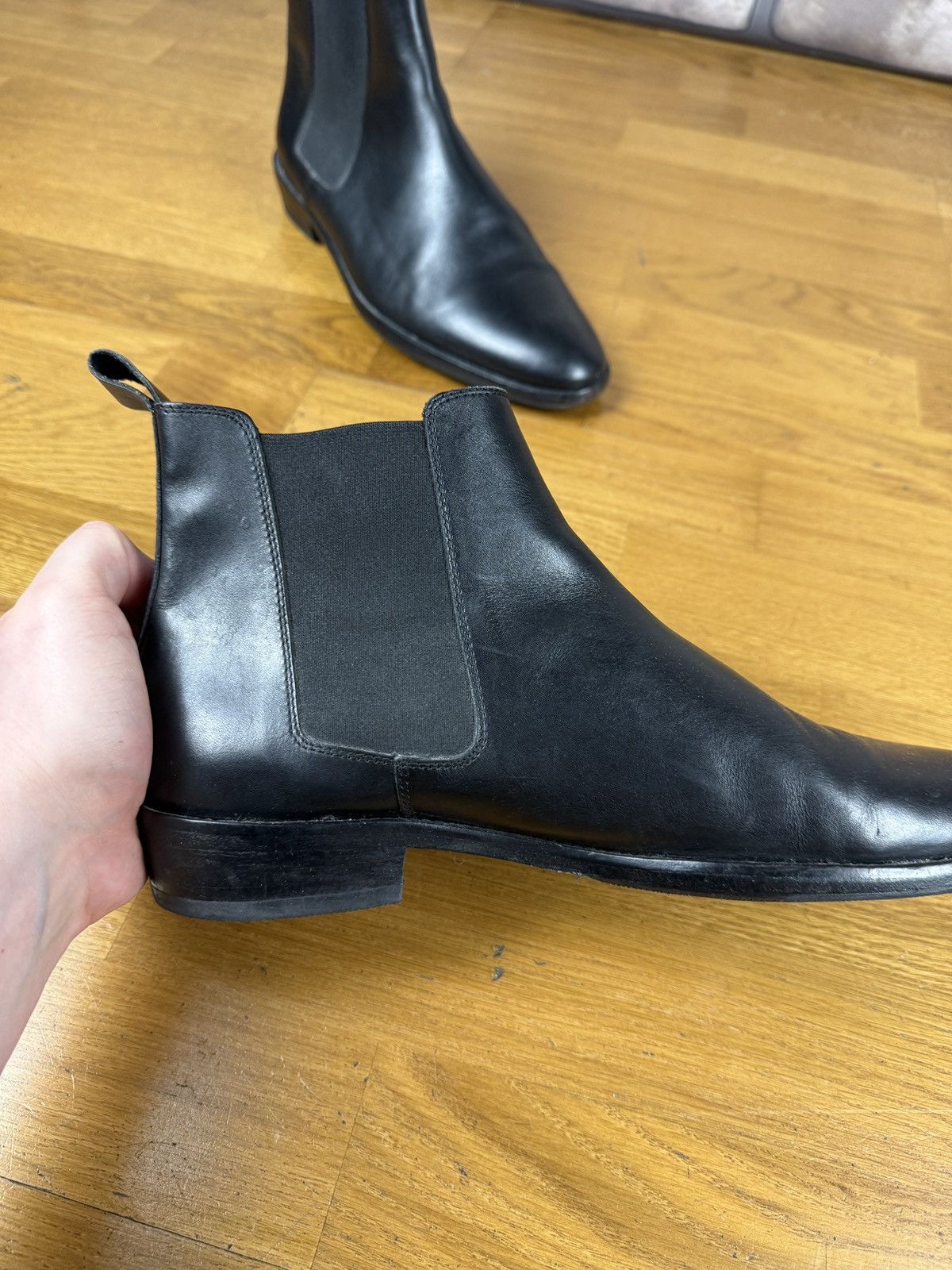 Sandro Very rare sandro black chelsea boots Size US 10.5 / EU 43-44 - 4 Thumbnail