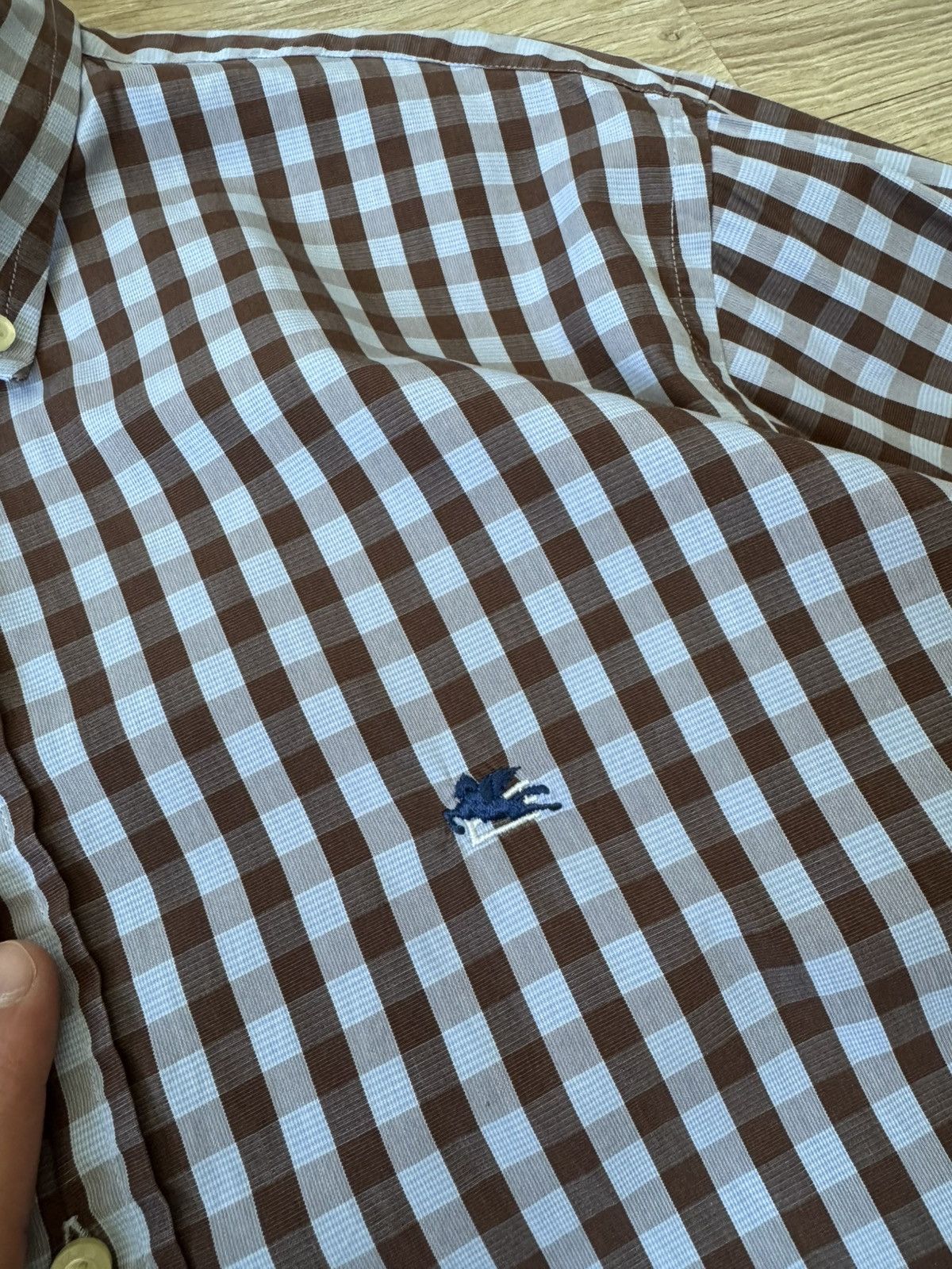 Etro Etro Check Print Button Up Shirt Size US L / EU 52-54 / 3 - 4 Thumbnail