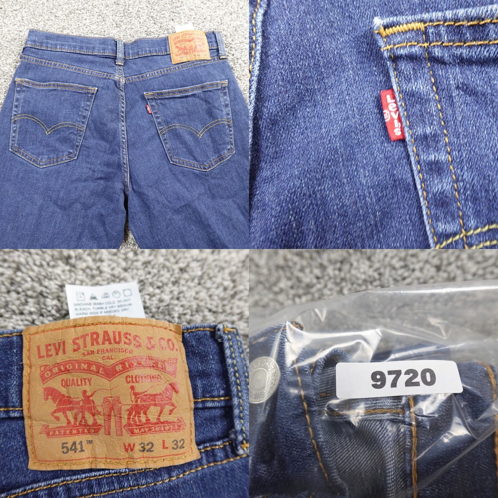 Levi's Levi's Jeans 32X32 Dark Blue Denim 541 Athletic Taper Flex Stretch Dad Jeans Mens Regular 32 Blue Clothing Size US 32 / EU 48 - 9 Thumbnail