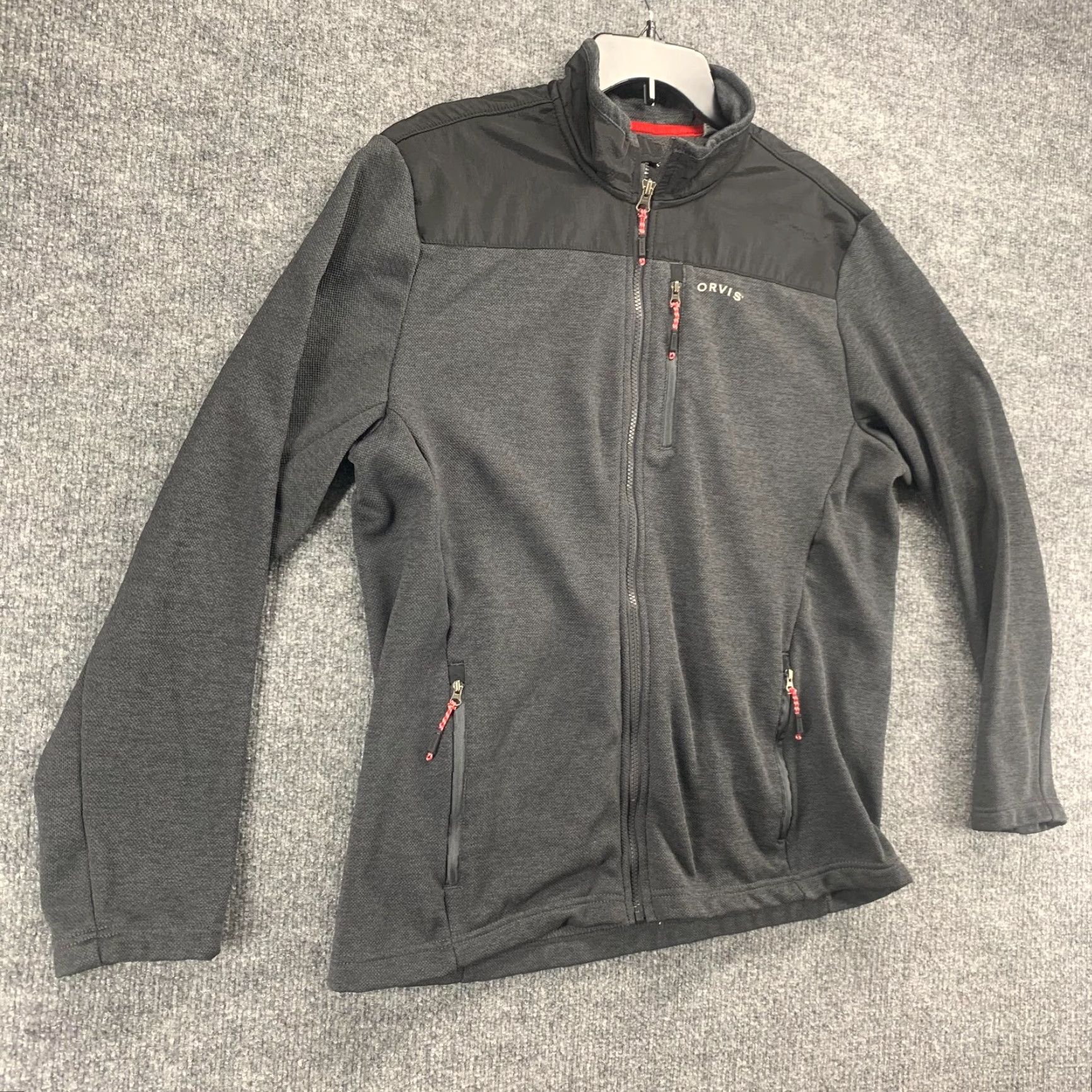 Orvis Orvis Jacket Mens Large L Gray Classic Collection Fleece Lined Pocket Active Size US L / EU 52-54 / 3 - 2 Thumbnail