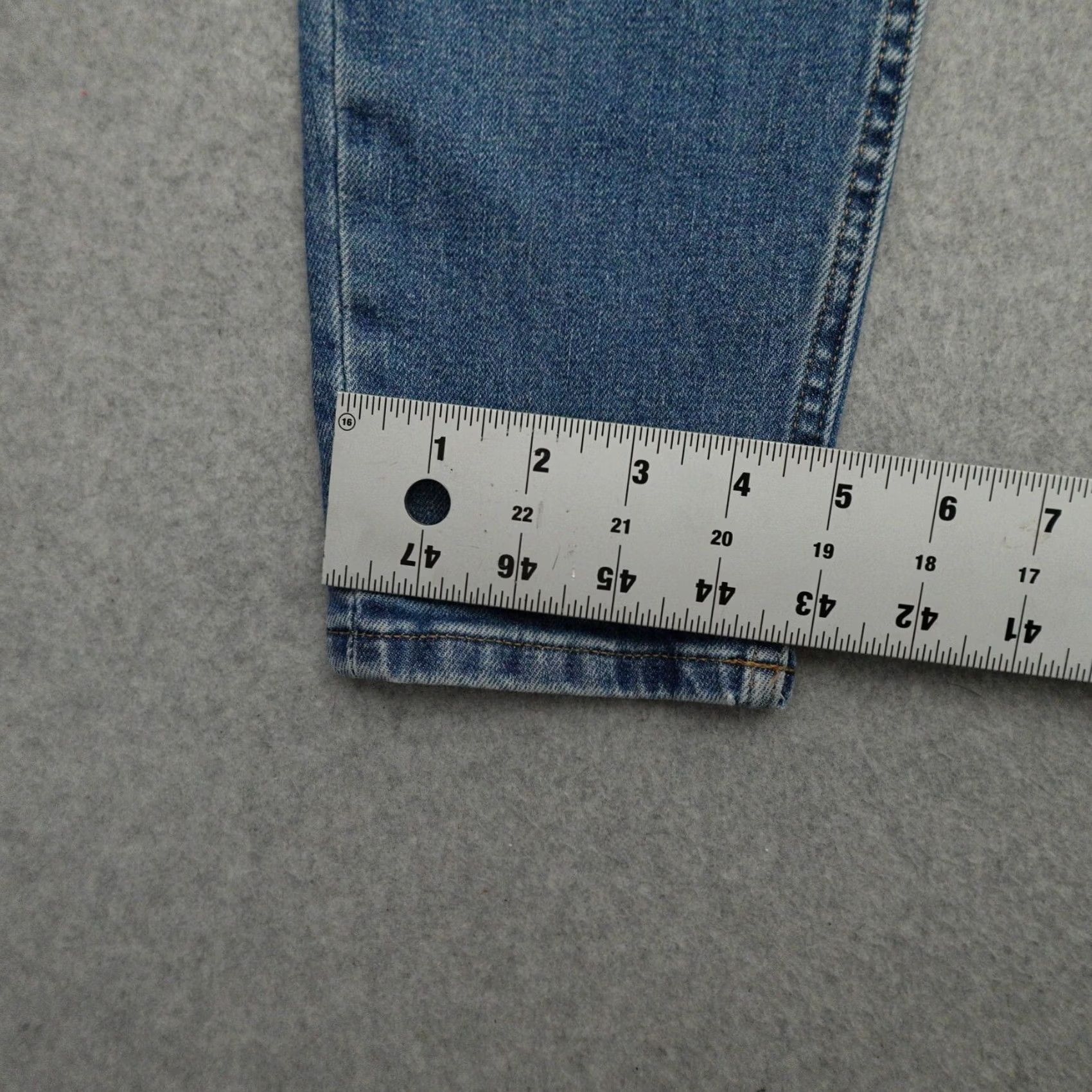 Everlane Everlane Jeans Women 27 (27X25) Blue Crop High Rise Medium Wash Straight Jeans Womens 27 (27X25) Blue Crop High Rise Medium Wash Size 32" / US 10 / IT 46 - 7 Thumbnail