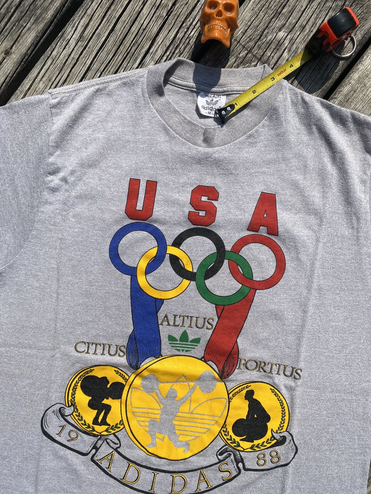 Adidas × Vintage 80s Adidas 1988 Olympics shirt sz M Size US M / EU 48-50 / 2 - 3 Thumbnail