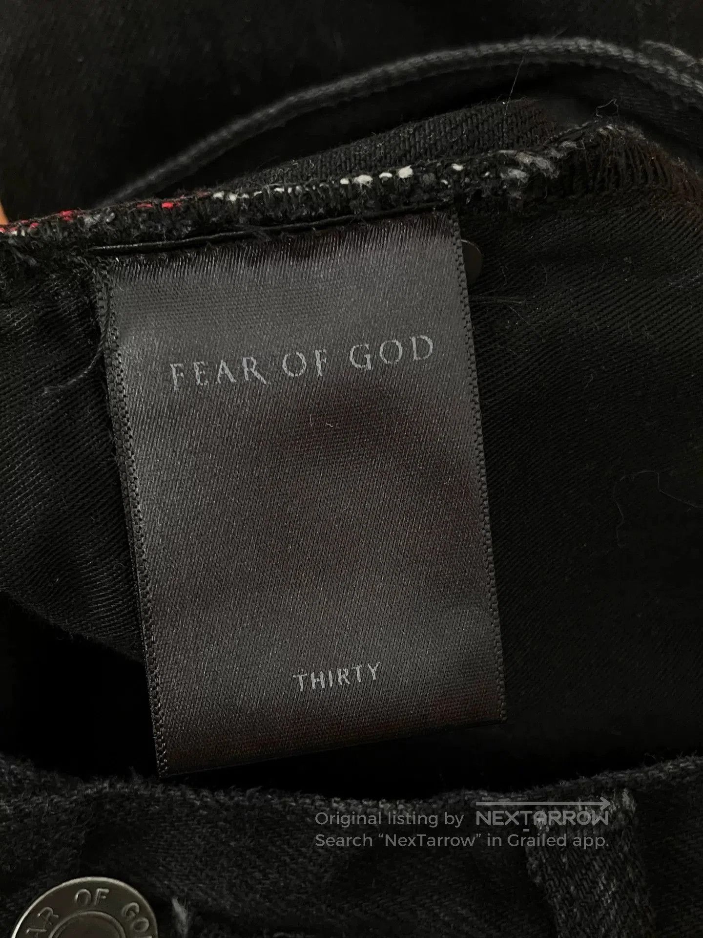 Fear of God Fear of God Distressed Jeans. Size US 30 / EU 46 - 4 Thumbnail