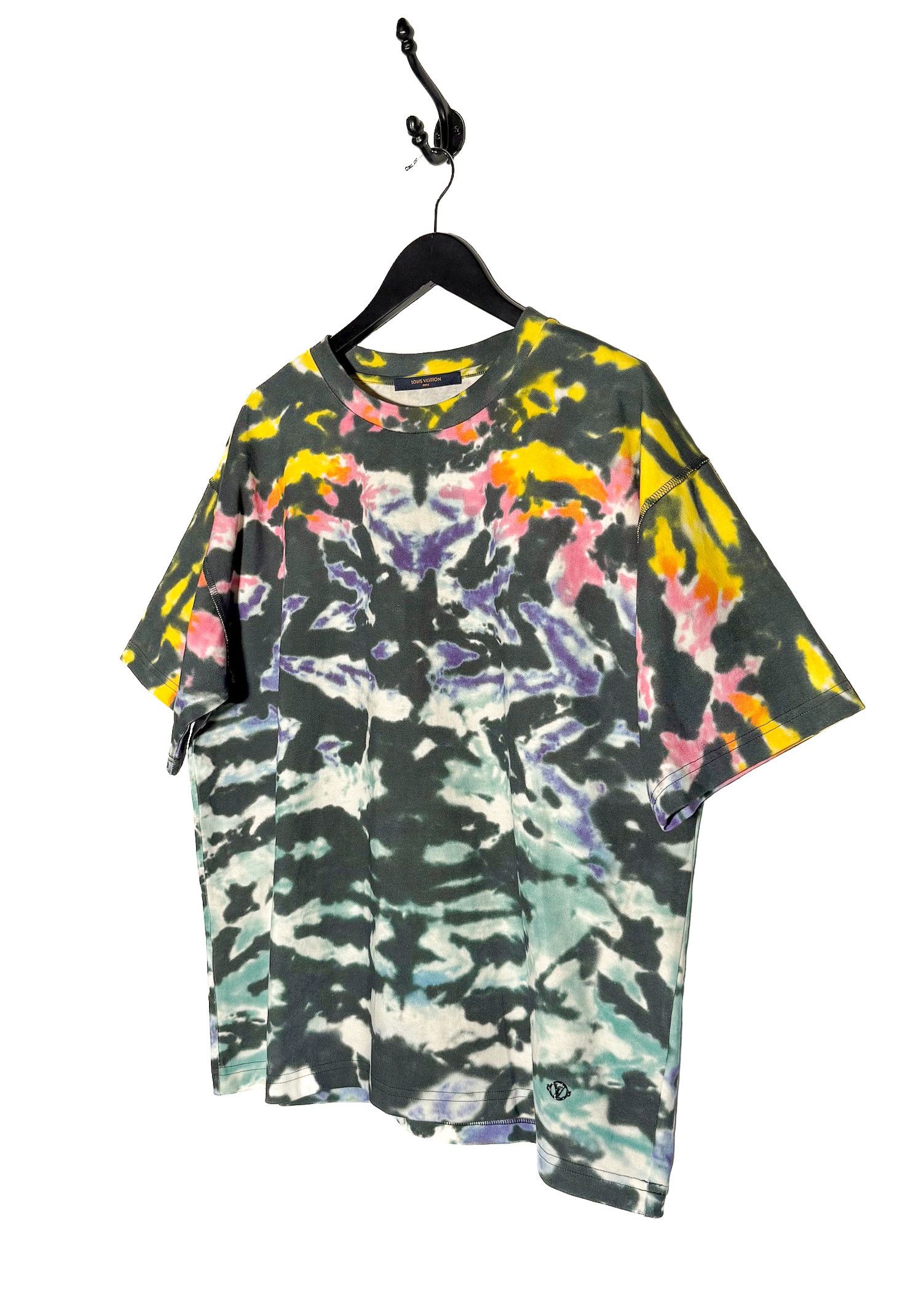 Louis Vuitton Louis Vuitton SS19 "Plain Rainbow" Tie-Dye T-shirt Size US XL / EU 56 / 4 - 2 Thumbnail