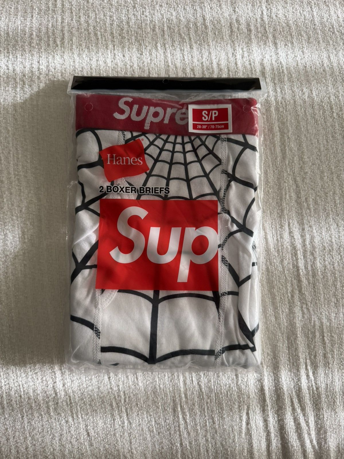 Supreme Supreme Spiderman Boxers ❤️🤍 Size 30 - 2 Thumbnail
